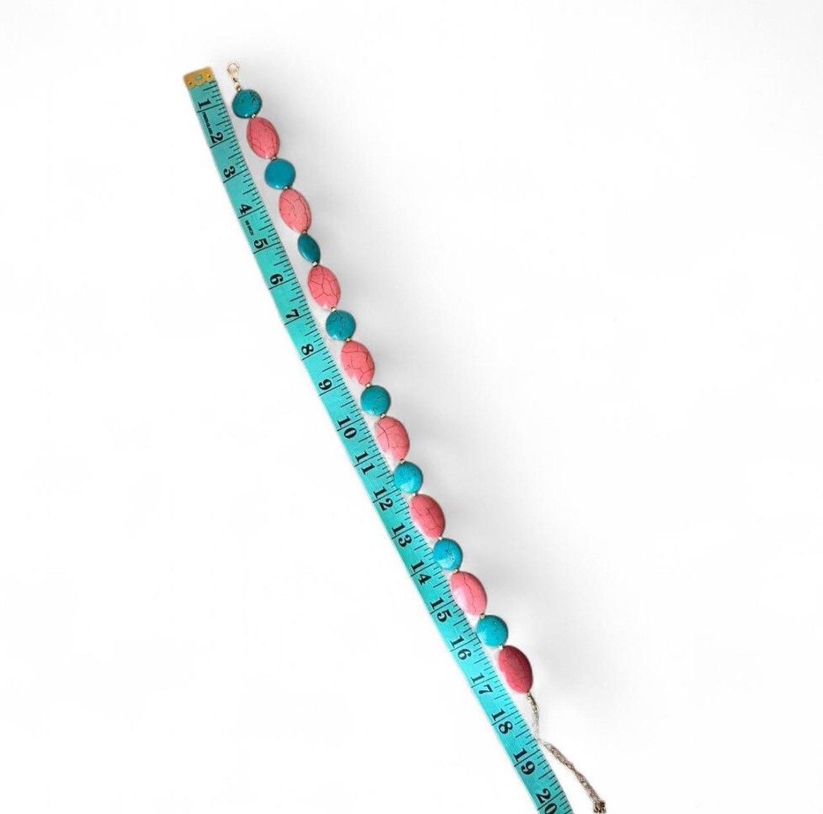 Vintage Vintage OldMoney Turquoise, Coral and Gold Plated Necklace Size ONE SIZE - 4 Thumbnail