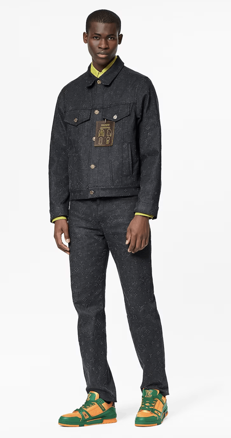 Louis Vuitton LV Monogram DNA Denim Jacket Size US L / EU 52-54 / 3 - 2 Thumbnail