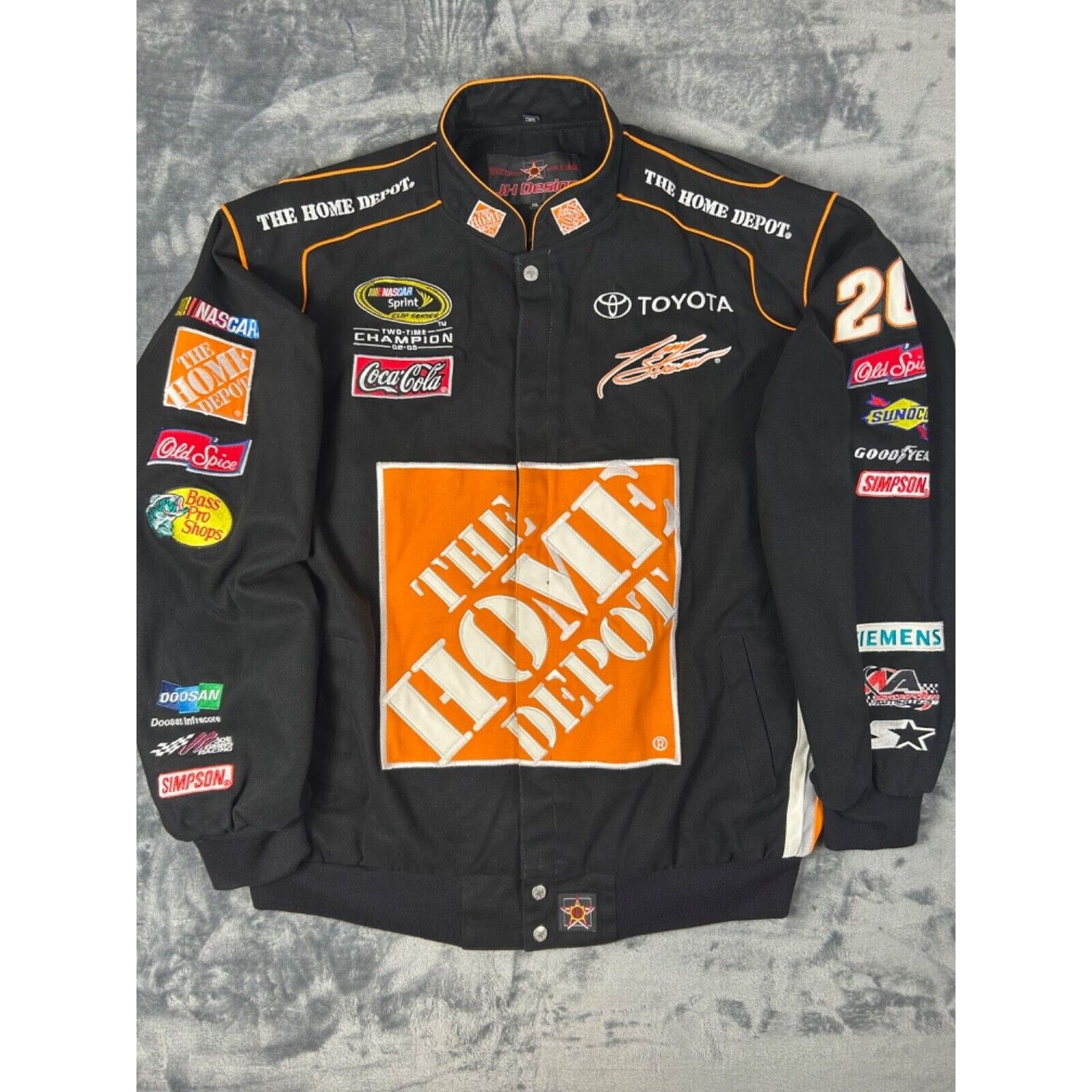 JH Design JH Design Tony Stewart NASCAR Jacket 2XL Racing Coat VTG Size US XL / EU 56 / 4 - 1 Thumbnail
