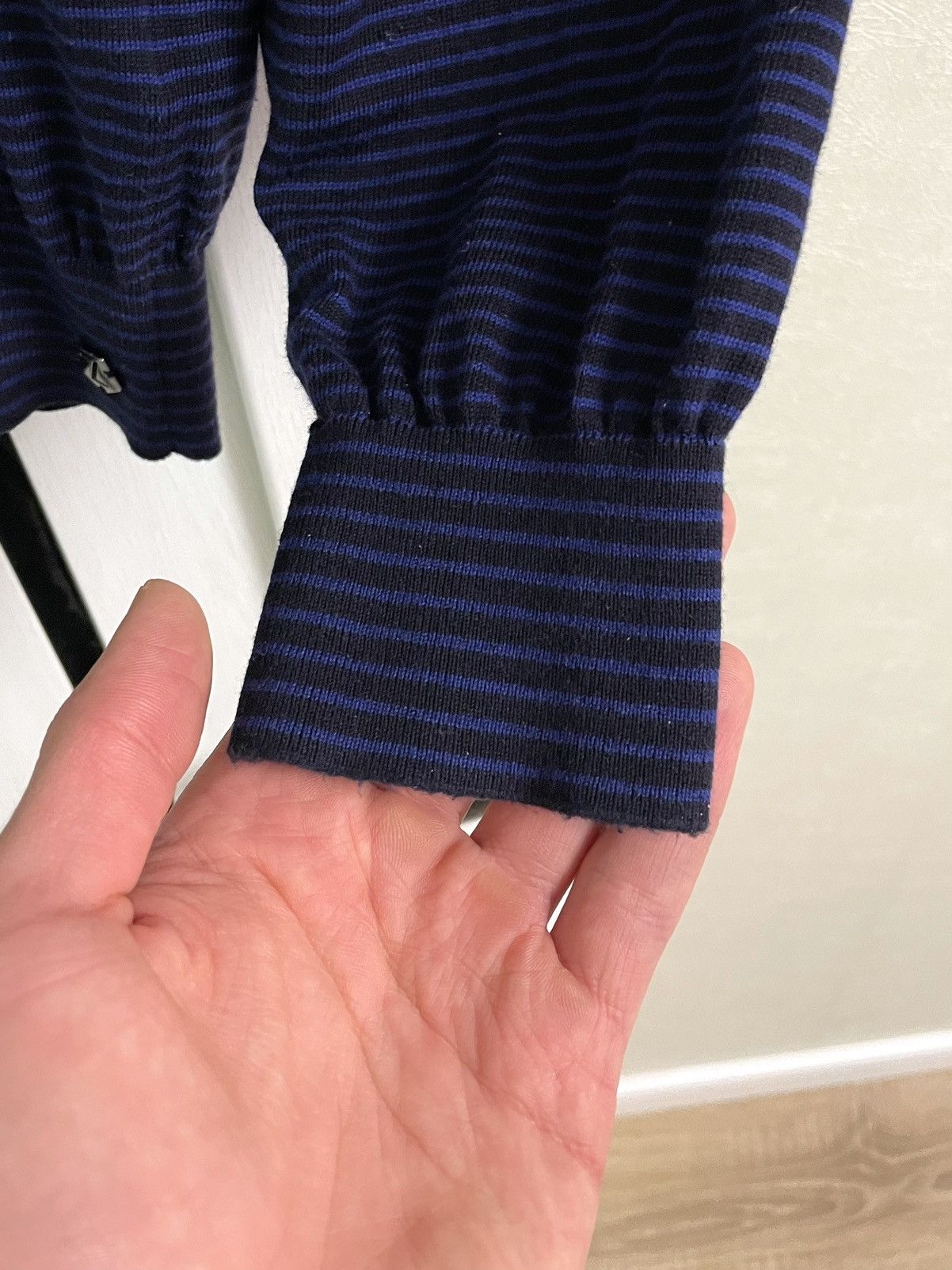 Ermenegildo Zegna Z Zegna Ermenegildo Striped Cotton Sweater Pullover Size US L / EU 52-54 / 3 - 9 Thumbnail