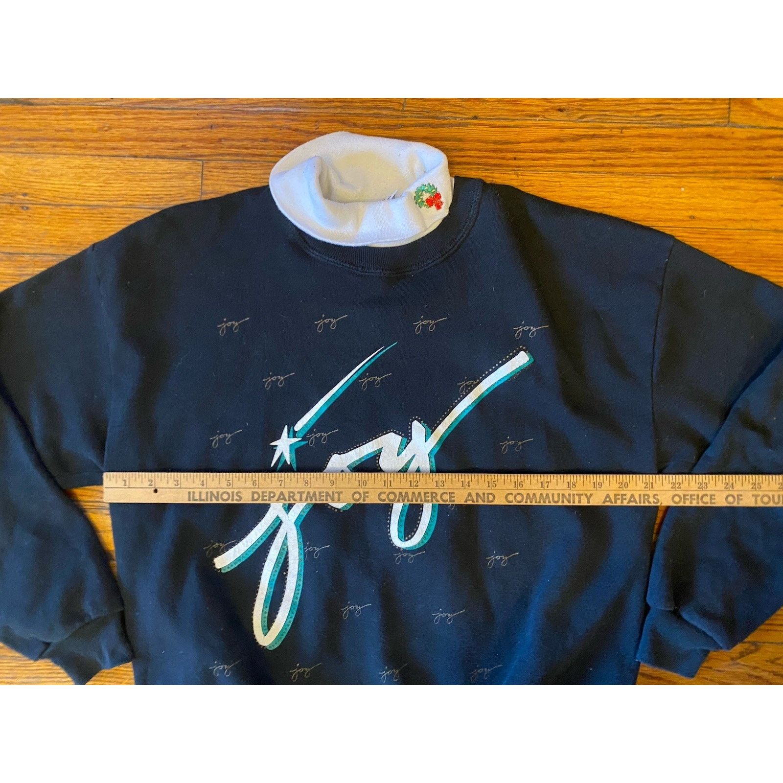 Vintage VTG Joy Sweatshirt Turtleneck Collar Pullover Women’s XL Size XL / US 12-14 / IT 48-50 - 5 Thumbnail