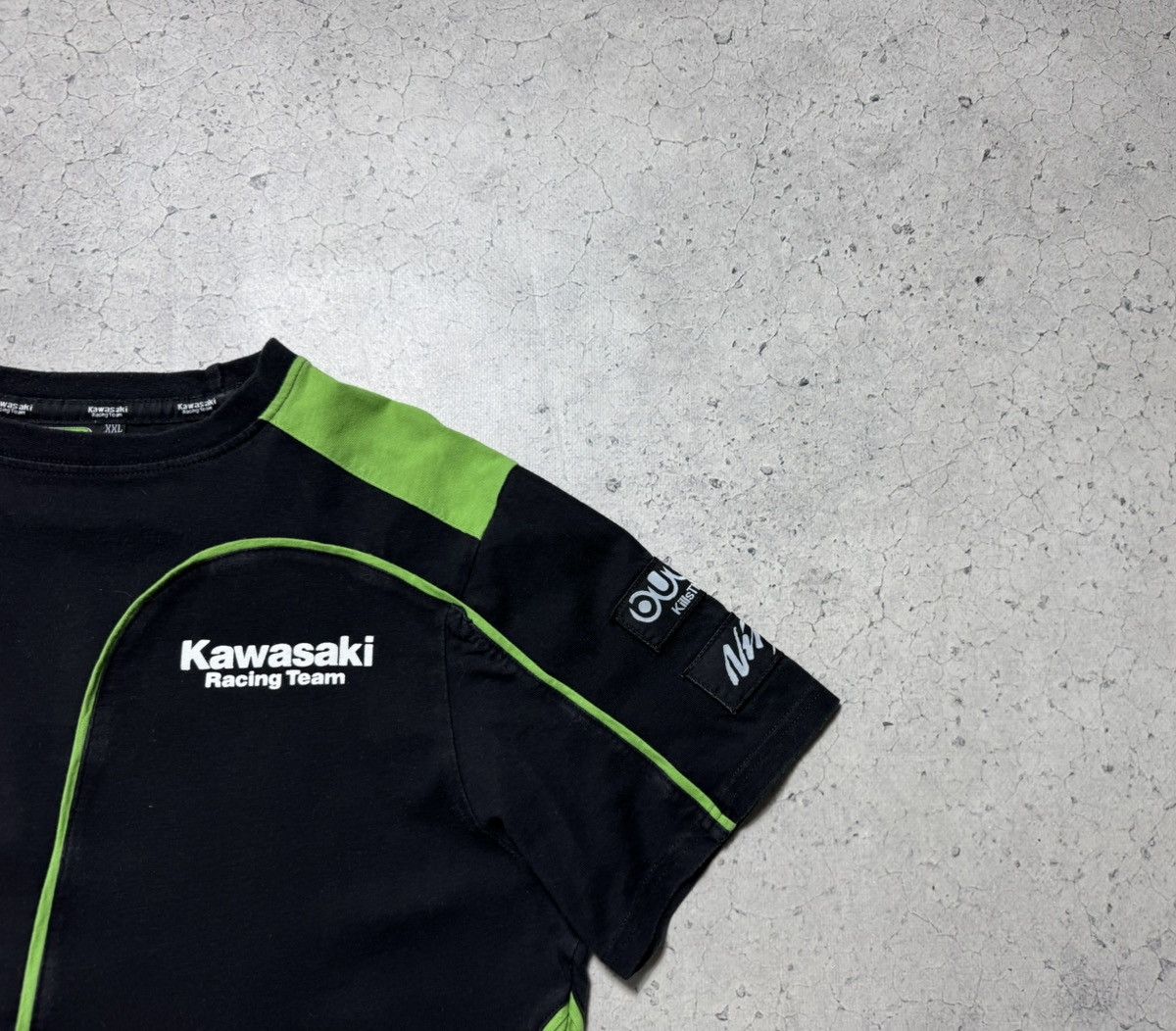 Vintage Kawasaki Racing Team Black T-Shirt Size US XL / EU 56 / 4 - 3 Thumbnail