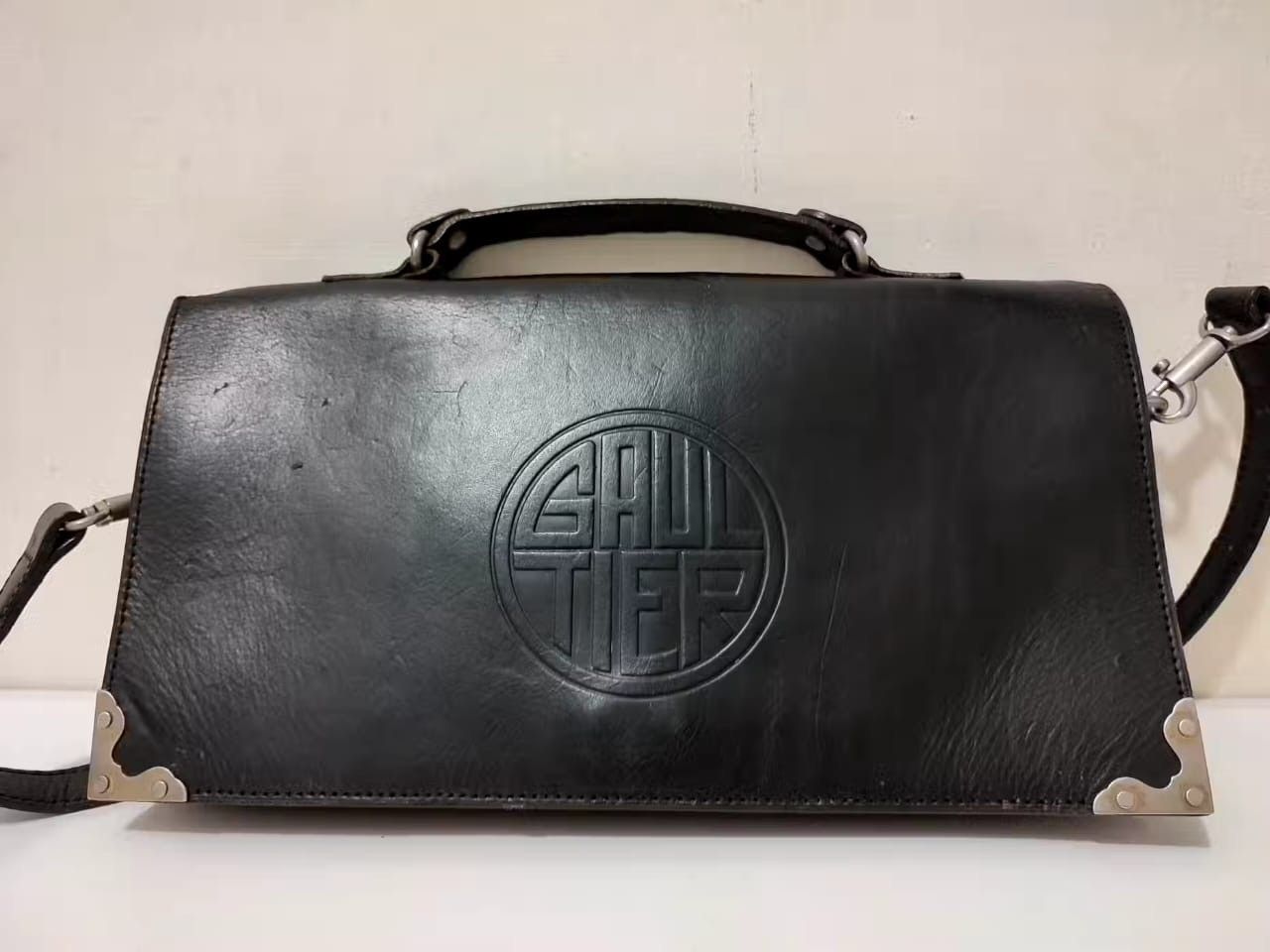 Jean Paul Gaultier Rare!!! Jean Paul Gaultier JPG Leather Crossbody / Sling bag Size ONE SIZE - 1 Thumbnail