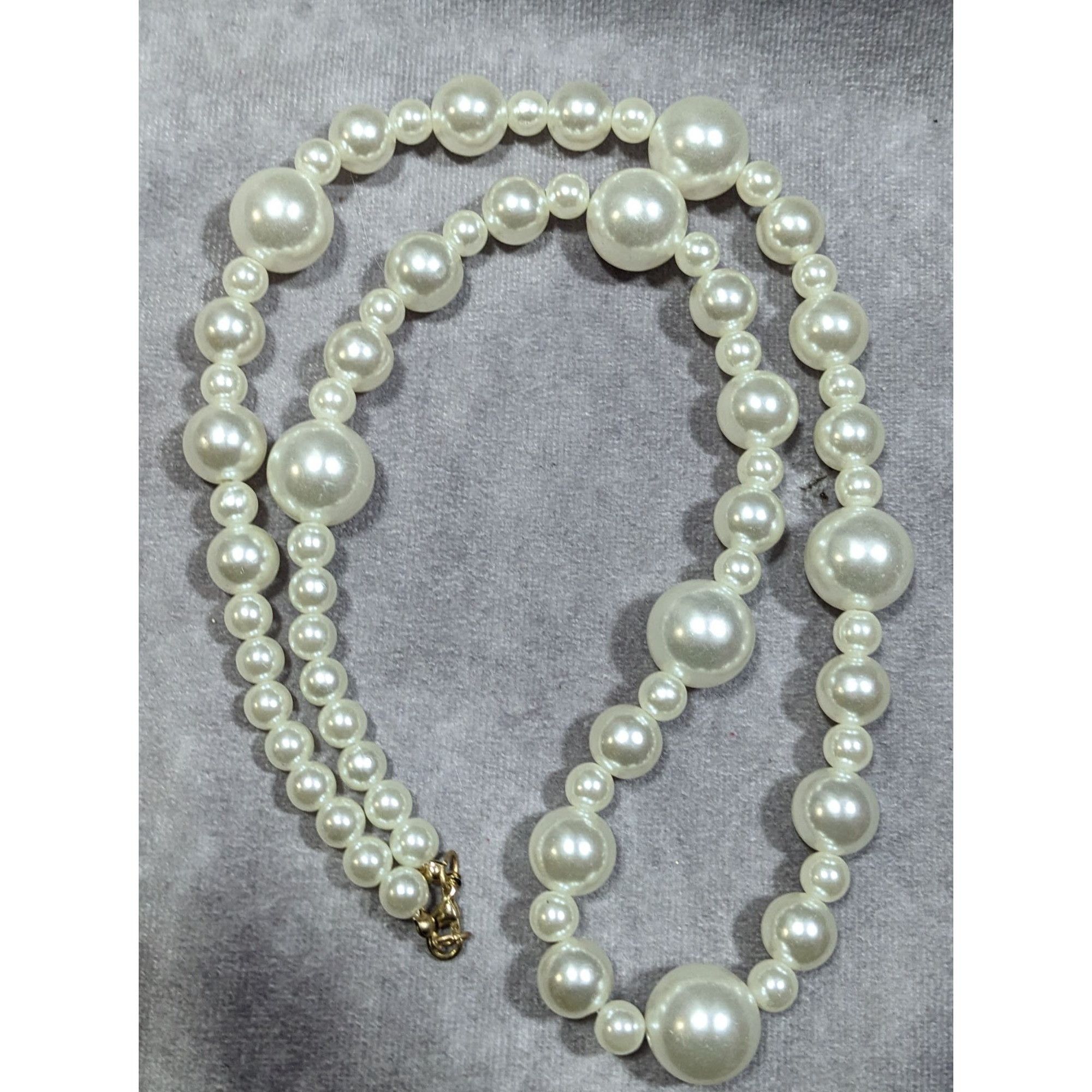 Other Chunky 80s Glam Style Faux Pearl Necklace Size ONE SIZE - 7 Thumbnail