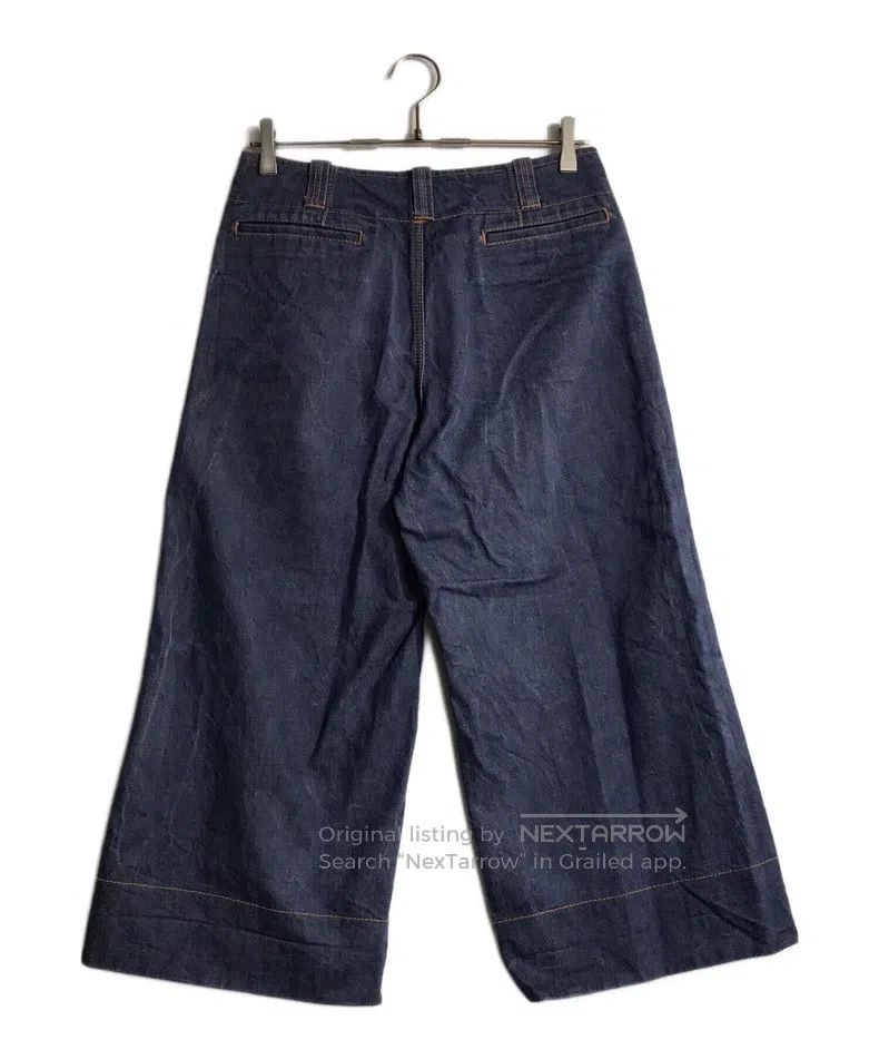 Comme des Garcons Comme des Garcons size S Denim wide-leg pants Size 25" / US 0 / IT 36 - 2 Thumbnail