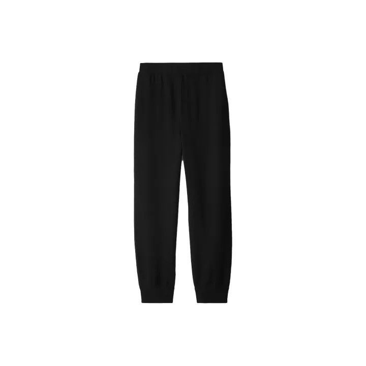 Burberry Burberry Black Knitted Jogger Pants for Men Size US 26 / EU 42 - 1 Thumbnail