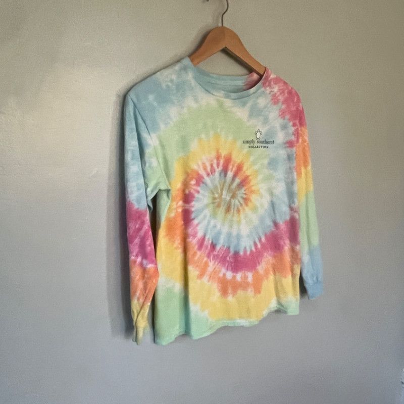Designer Simply Southern Tie-Dye T-Shirt Kids Large Size L / US 10 / IT 46 - 4 Thumbnail