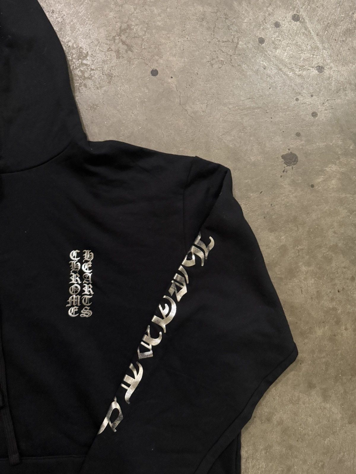 Chrome Hearts Chrome Hearts ‘Metallic’ Vertical Logo Hoodie Size US XL / EU 56 / 4 - 2 Thumbnail