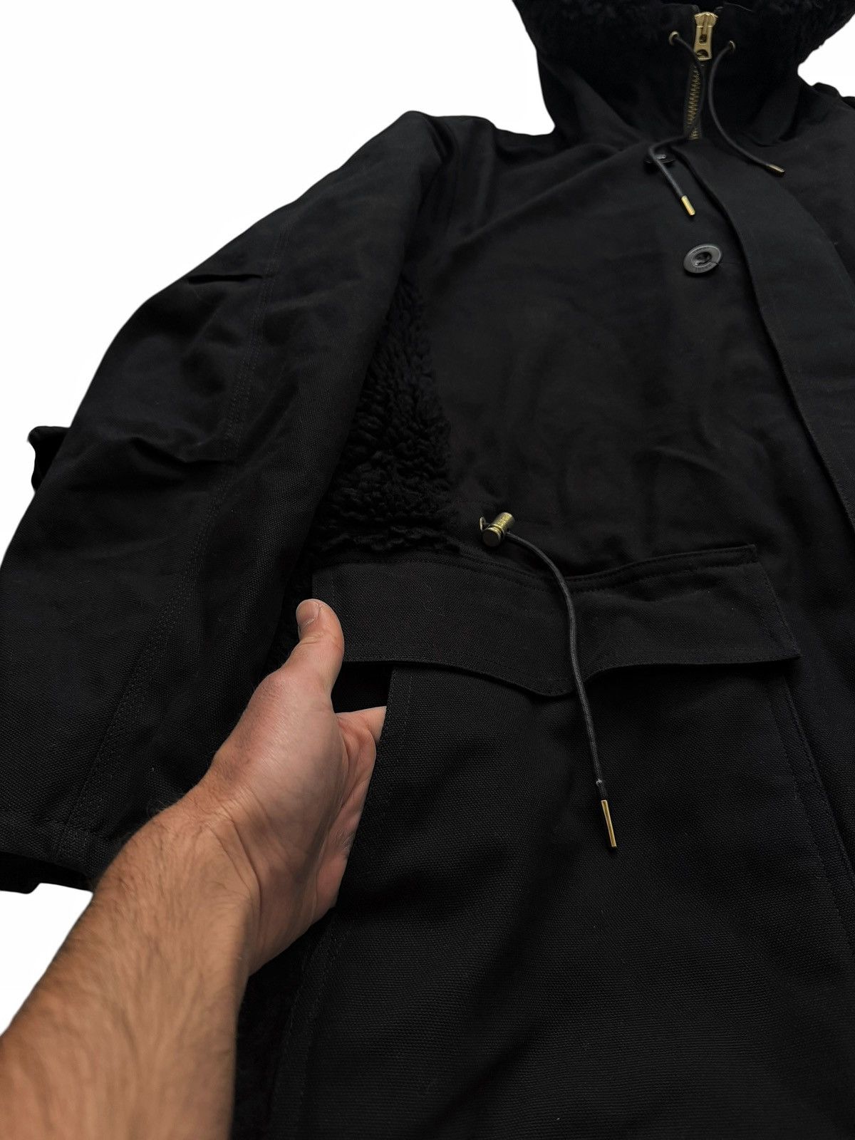 Carhartt × Sacai Fleece Trimmed Modular Duck Parka Size US M / EU 48-50 / 2 - 11 Thumbnail