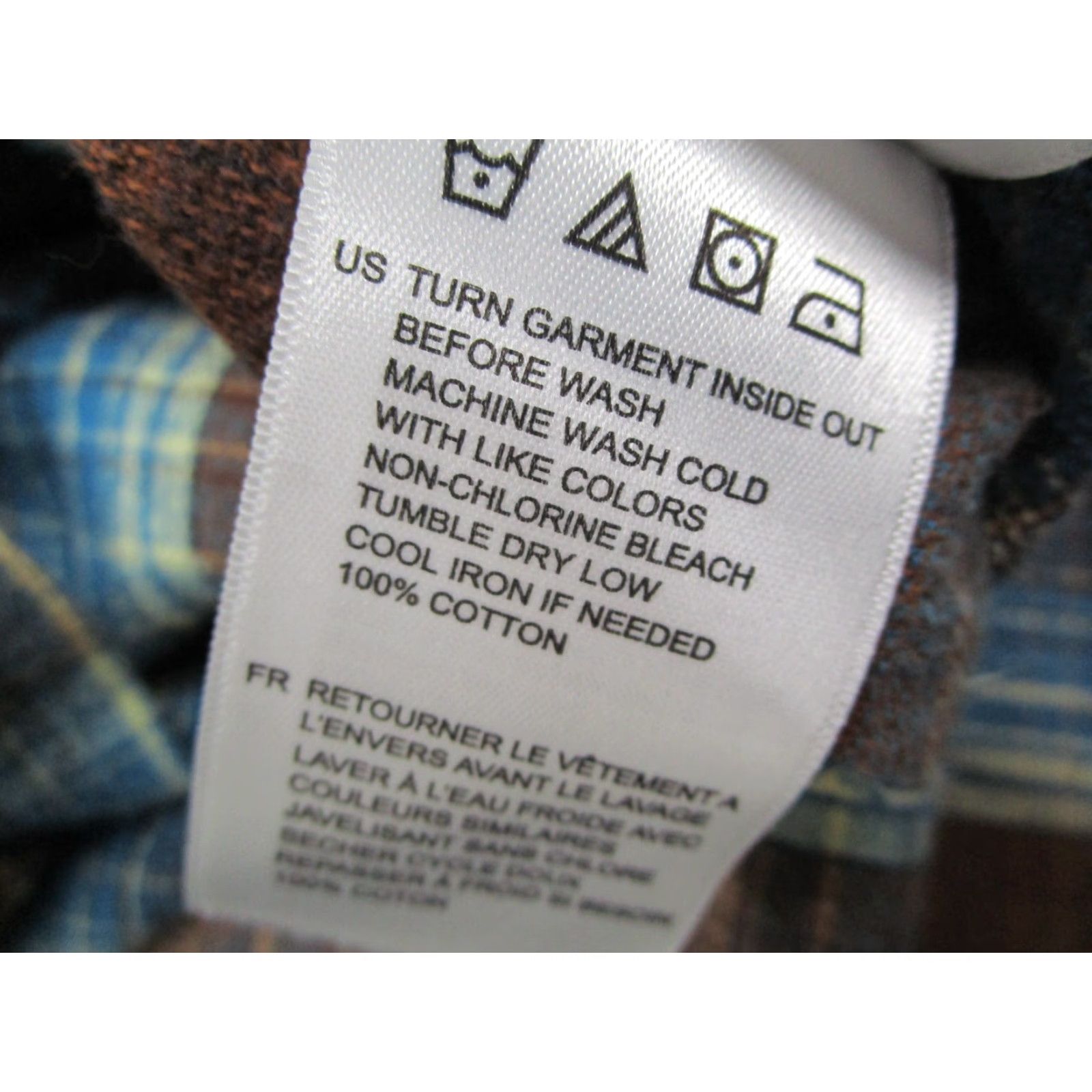 Vissla VISSLA Men's Large Brown Plaid Flannel Shirt Long Sleeve Casual Workwear Button Up Size US L / EU 52-54 / 3 - 6 Thumbnail