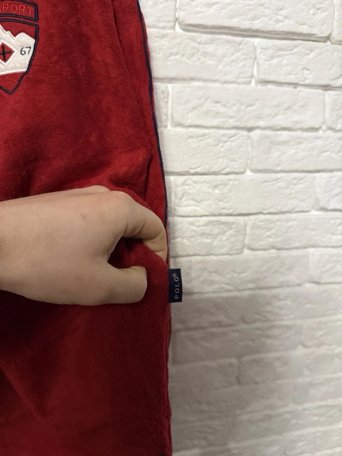 Polo Ralph Lauren Vintage Fleece Polo Sport Ralph Lauren USA 1/3 Zip Size US M / EU 48-50 / 2 - 6 Thumbnail