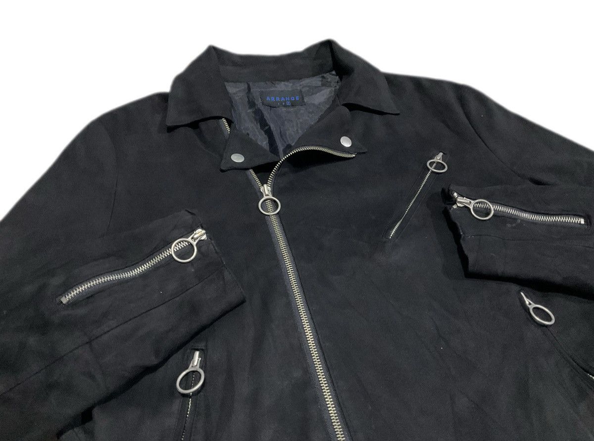 Hysteric Glamour × Japanese Brand × Seditionaries 🔥Sick Y2K Arrange Bondage Jacket Diagonal Zipper Punk Size US L / EU 52-54 / 3 - 3 Thumbnail