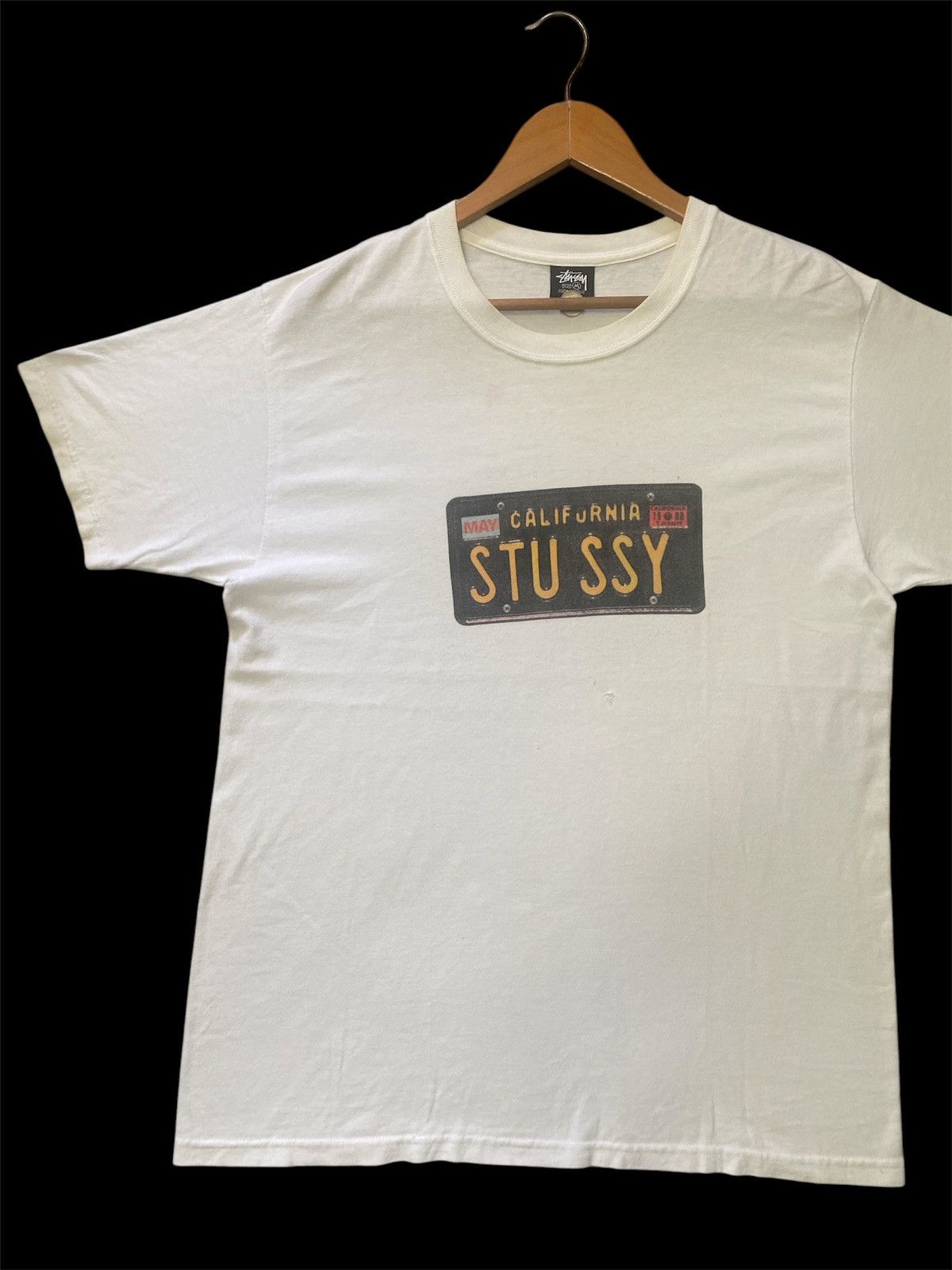 Stussy × Vintage ‼️RARE‼️STUSSY LICENSE PLATE VINTAGE SHIRT TEE🔥 Size US M / EU 48-50 / 2 - 3 Thumbnail