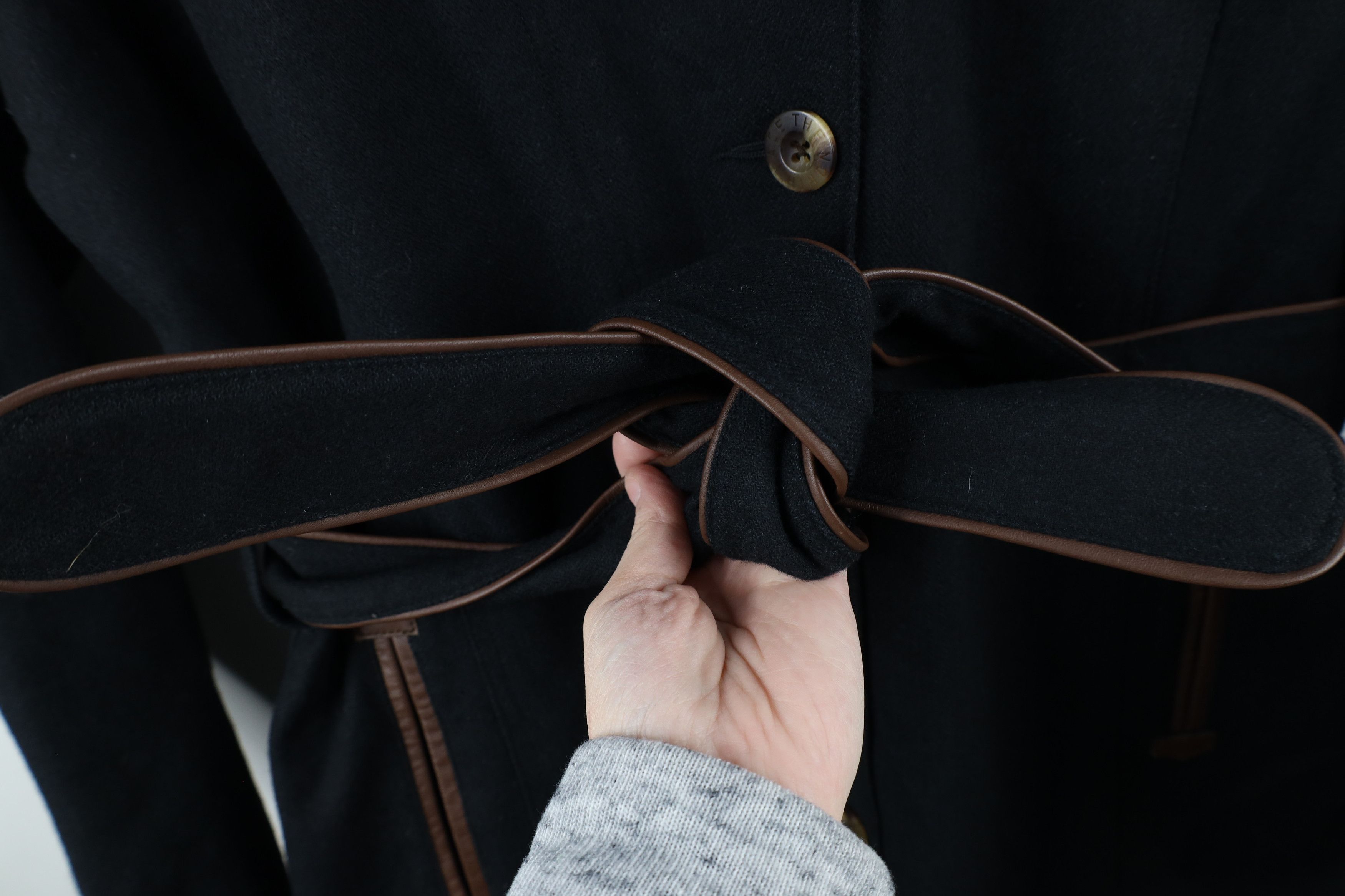 The North Face × Vintage The North Face Quilted Belted Herringbone Trench Coat Jacket Size L / US 10 / IT 46 - 5 Thumbnail