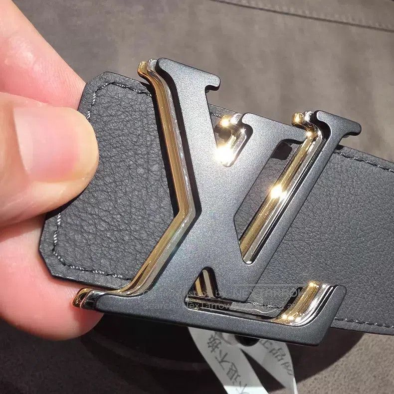 Louis Vuitton Louis Vuitton Three-layer LOGO calfskin leather belt Size ONE SIZE - 7 Thumbnail