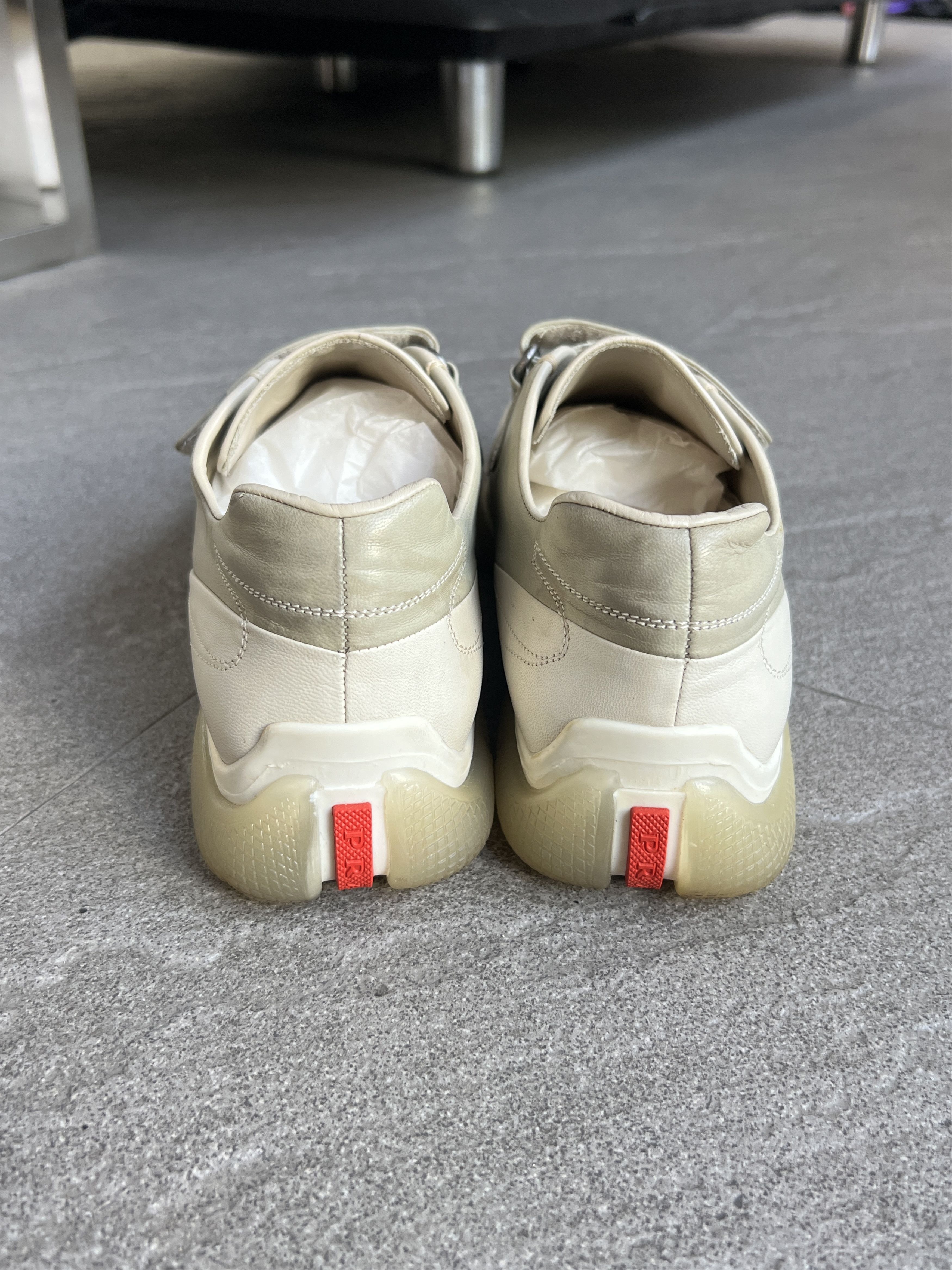 Prada Prada America's Cup Velcro Leather Sneakers EU37.5 Size US 7.5 / IT 37.5 - 6 Thumbnail