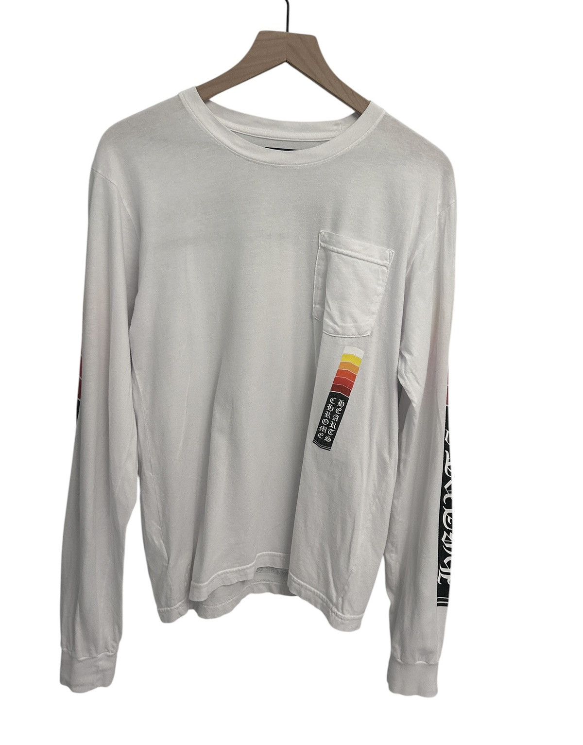 Chrome Hearts Chrome Hearts Hollywood Boost Long Sleeve white t-shirt M Size US M / EU 48-50 / 2 - 1 Thumbnail