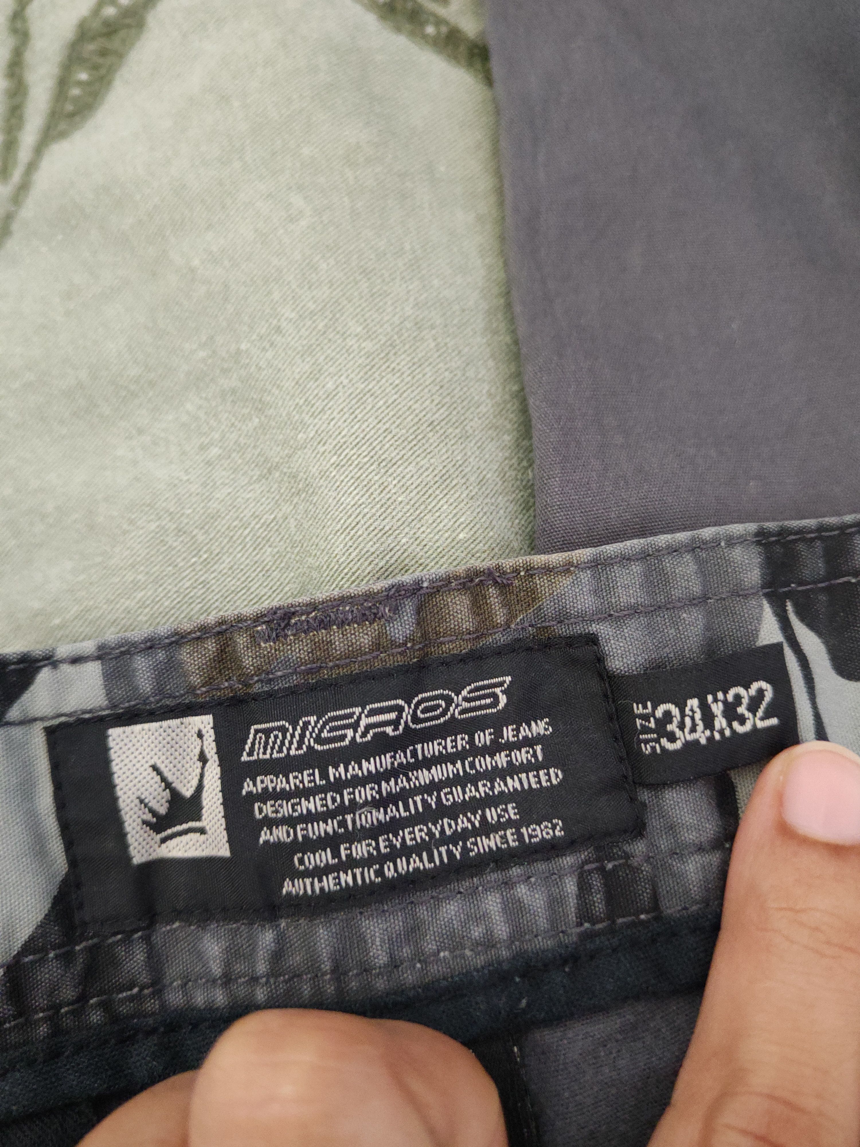 Japanese Brand DL Micros Gray Multipocket Tactical Cargo Pants #970 Size US 33 - 16 Thumbnail
