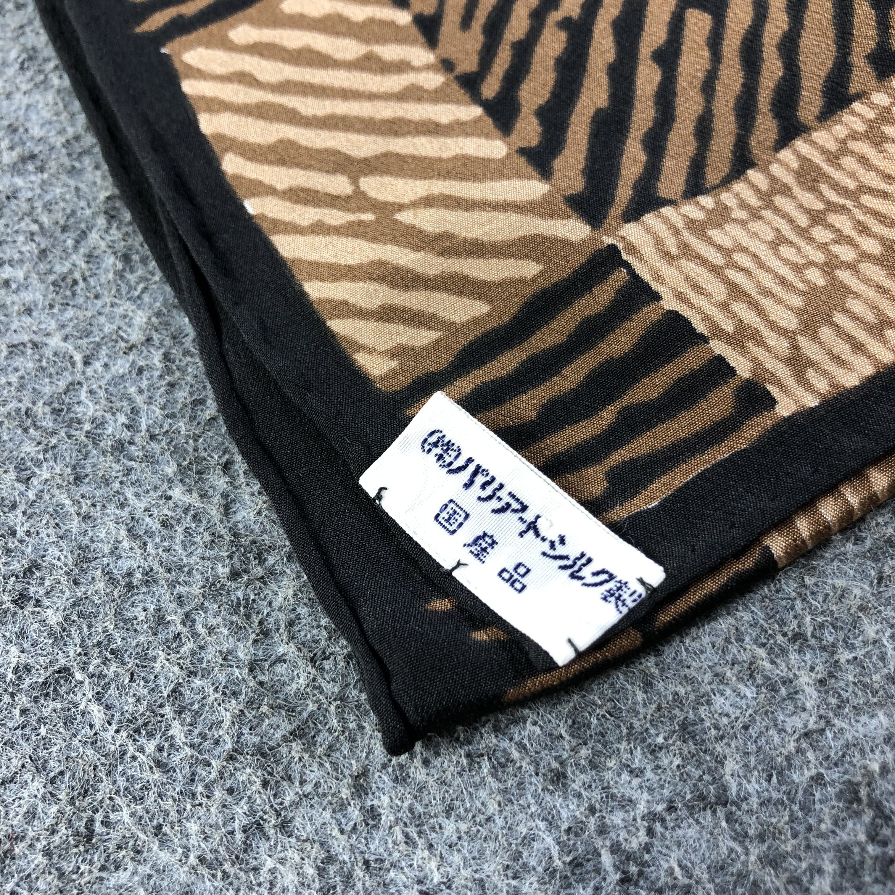 Japanese Brand Vintage P.A.S Silk Stole Silk Scarf M753 Size ONE SIZE - 4 Thumbnail
