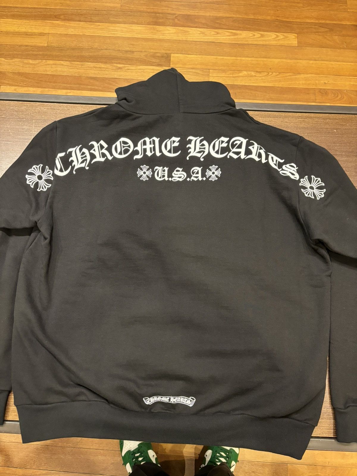 Chrome Hearts Chrome Hearts T Bar Hoodie Black Size US L / EU 52-54 / 3 - 5 Thumbnail