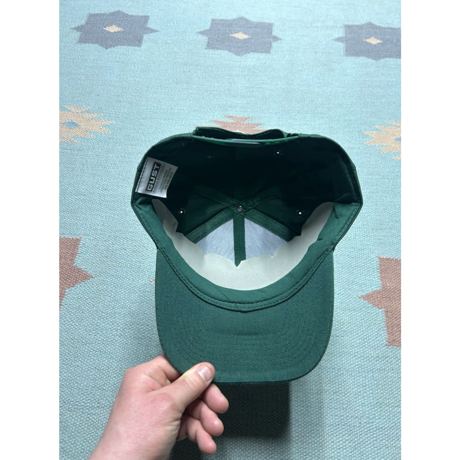 Vintage VINTAGE SnapBack Hat Cap Star Corn Logo Farm Feed Forest Green Adjustable Men Adjustable`` Size ONE SIZE - 5 Thumbnail