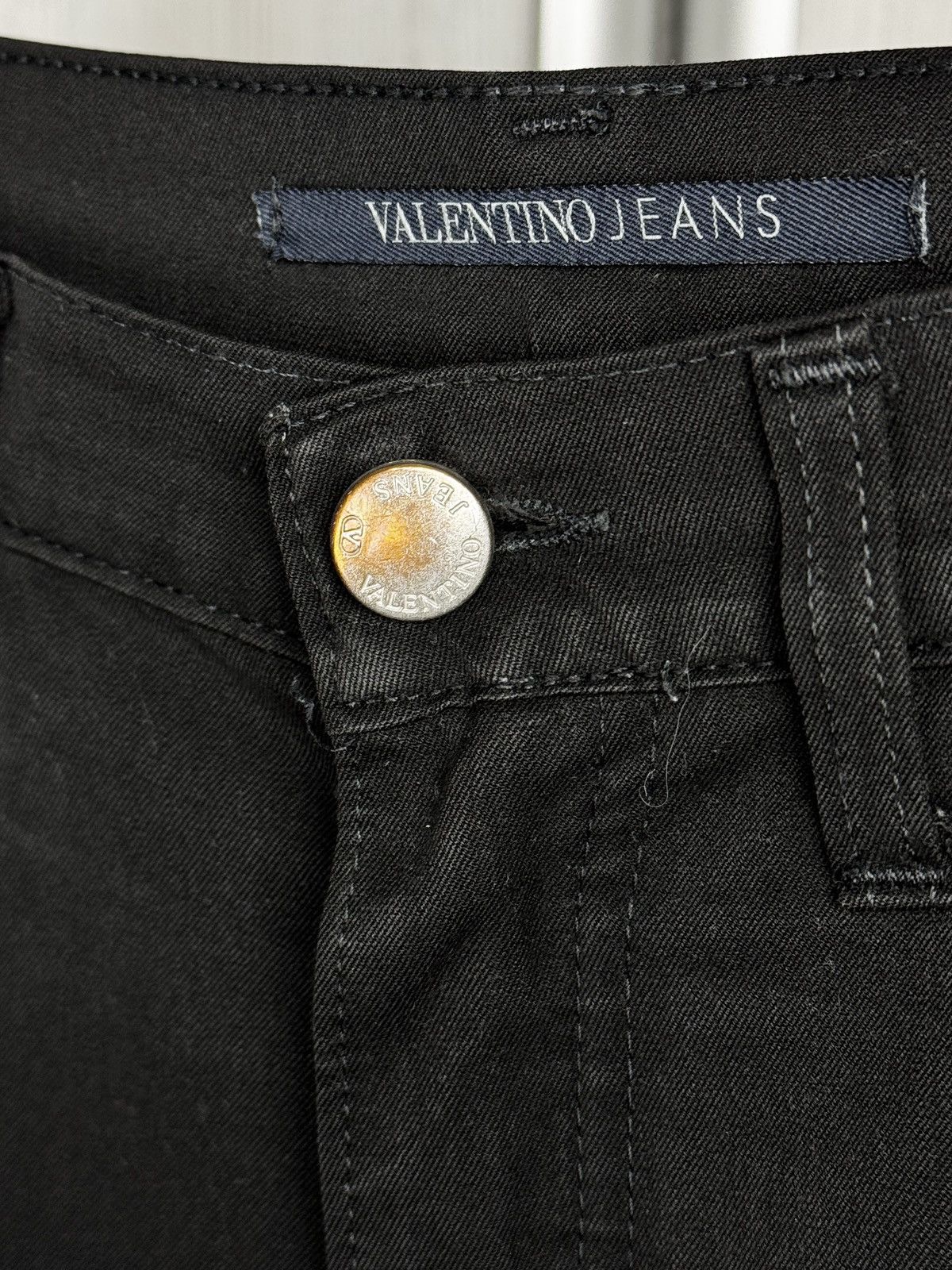 Valentino Valentino Jeans black lightweight casual straight pants 31 Size US 31 - 5 Thumbnail