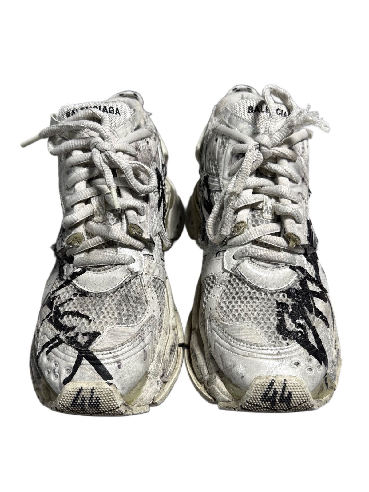 Balenciaga BALENCIAGA Runner Graffiti Sneakers Size US 10 / IT 40 - 1 Thumbnail