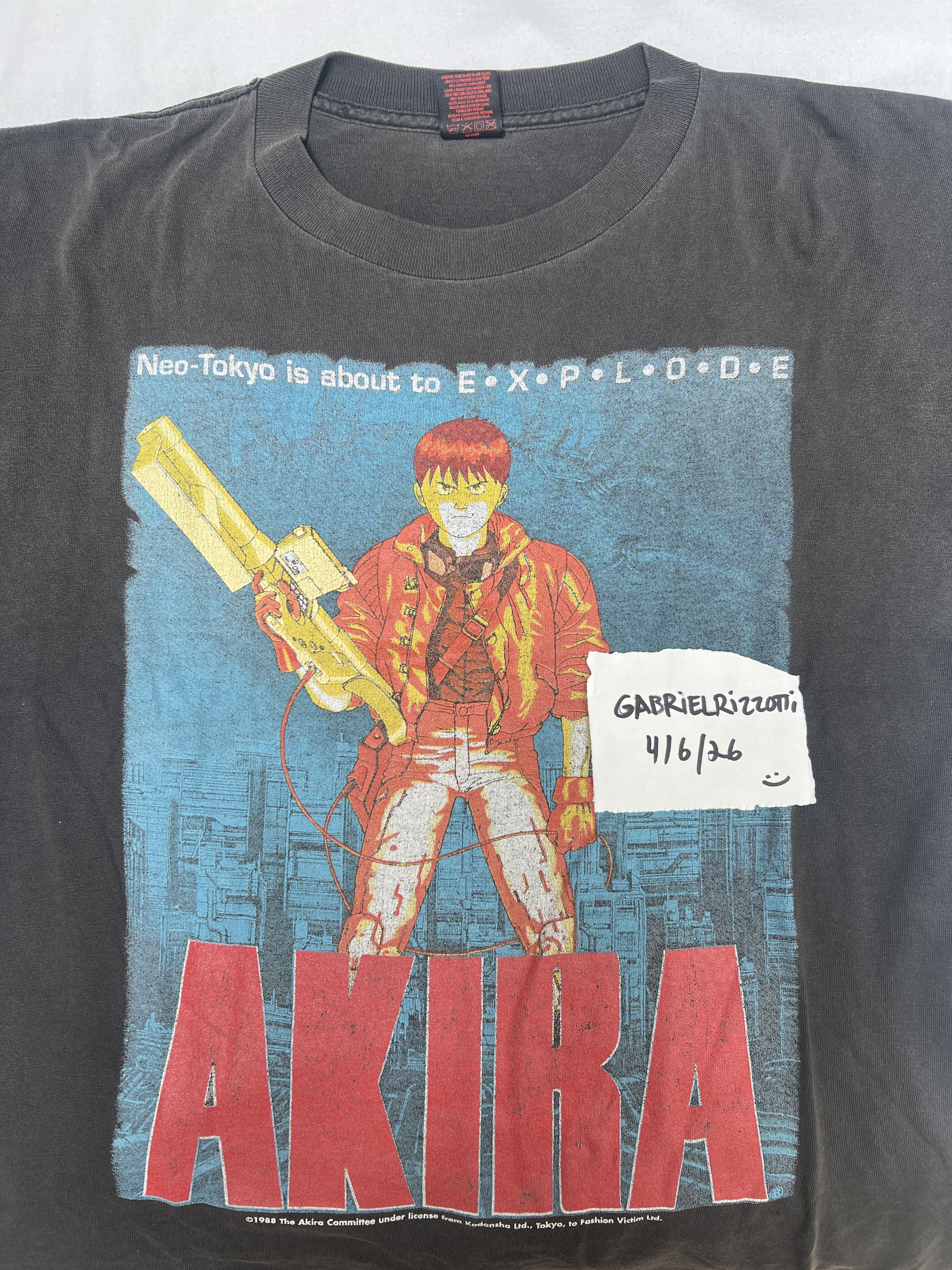 Fashion Victim ⚠️ Original Rare 1988 Akira Manga Movie Fashion Victim Tee Size US XL / EU 56 / 4 - 9 Thumbnail
