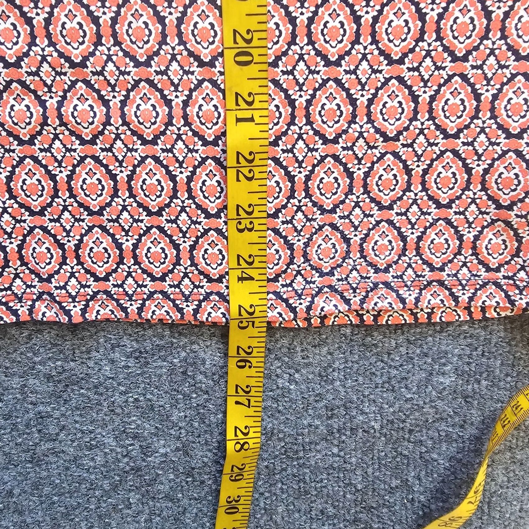 Talbots Talbots Top Shirt Womens XL Orange Stretch 3/4 Sleeve Career Casual Blouse Size XL / US 12-14 / IT 48-50 - 6 Thumbnail