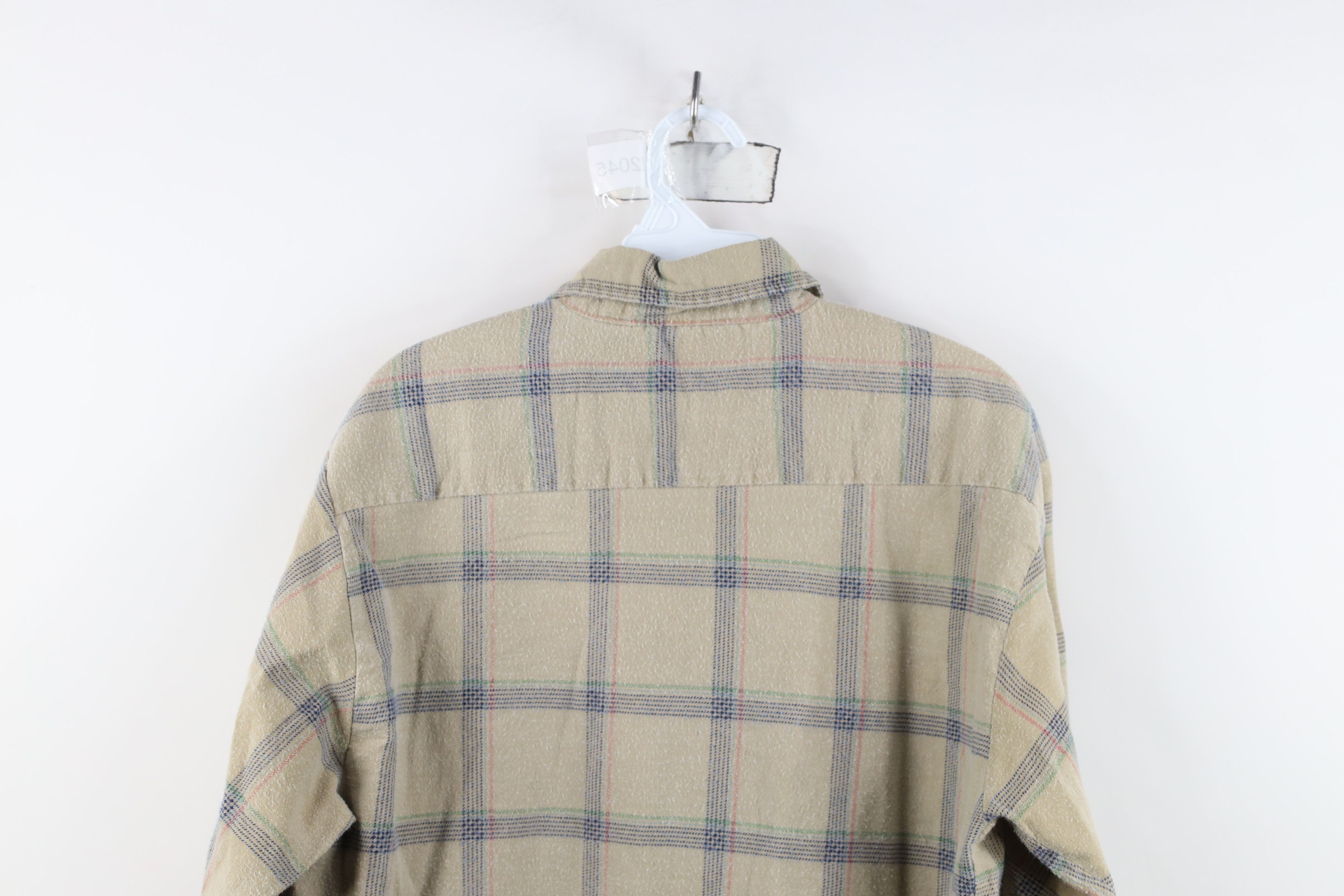 Vintage Vintage 90s Streetwear Flannel Collared Button Shirt Plaid Size US M / EU 48-50 / 2 - 11 Thumbnail