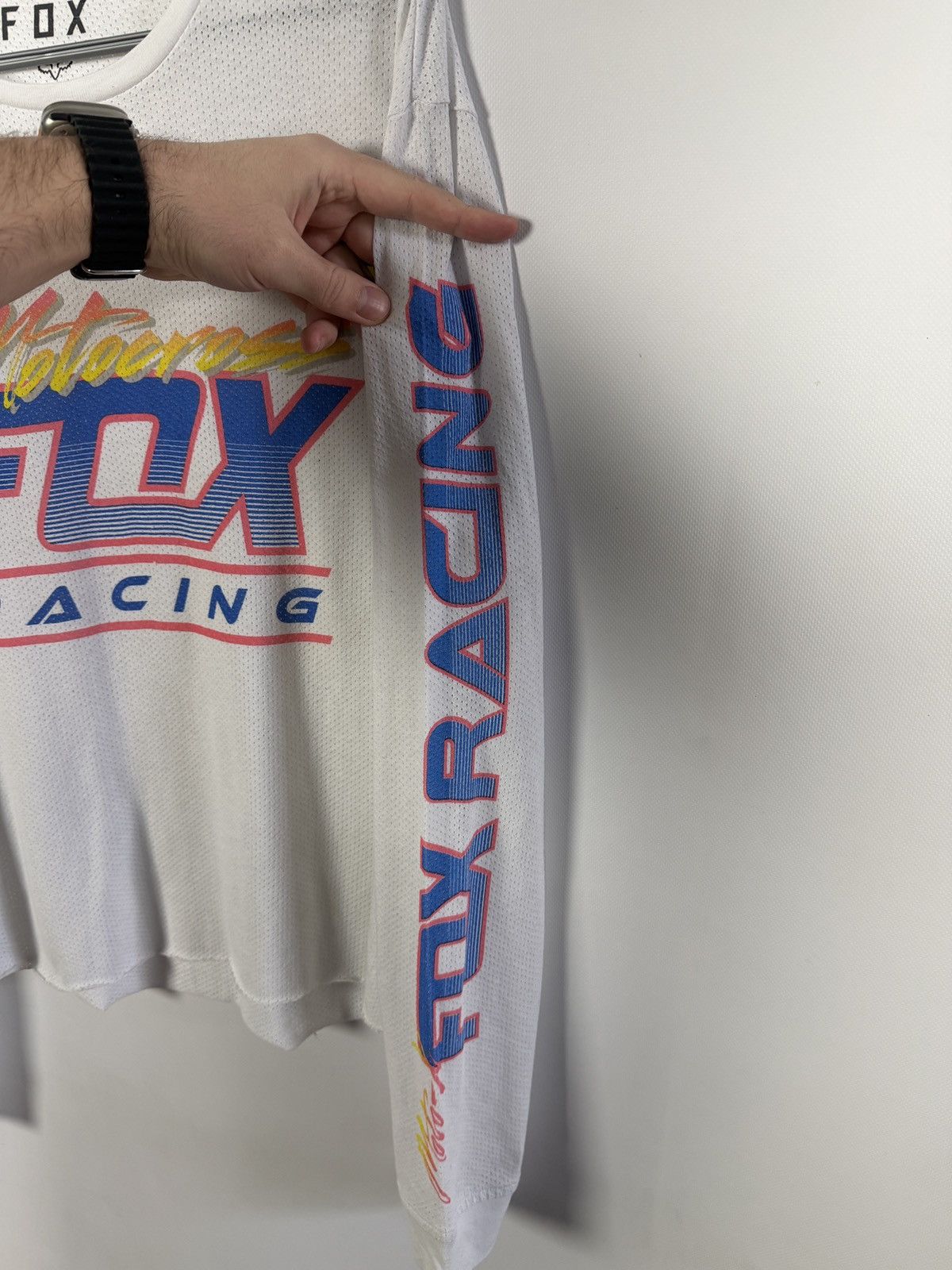 Fox Racing FOX Racing Long Sleeve Racing T-Shirt Vintage Jersey Size L Size US L / EU 52-54 / 3 - 7 Thumbnail