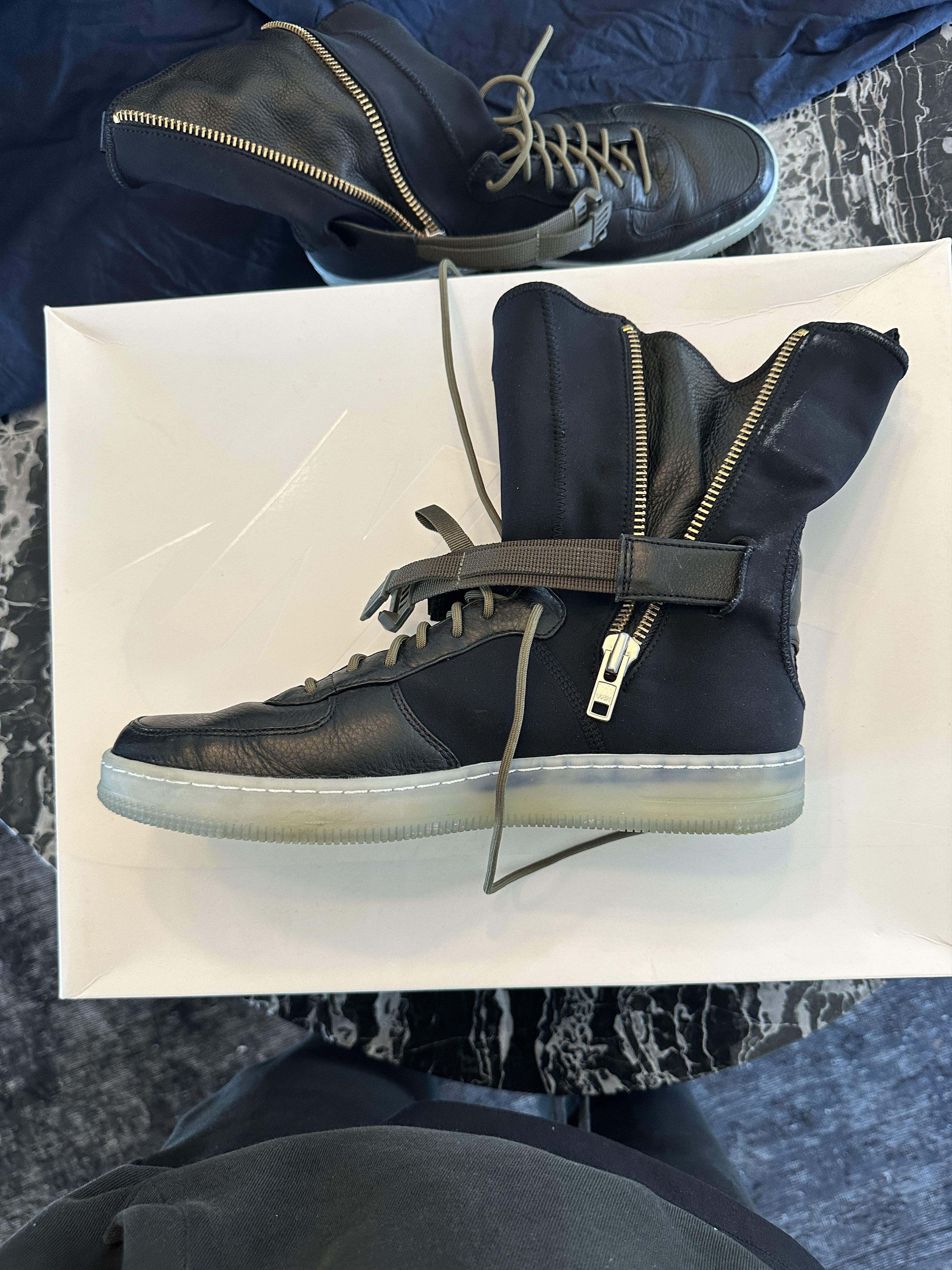 Acronym × Nike Nike Air Force 1 Downtown - High Top/Boot Size US 9.5 / EU 42-43 - 3 Thumbnail