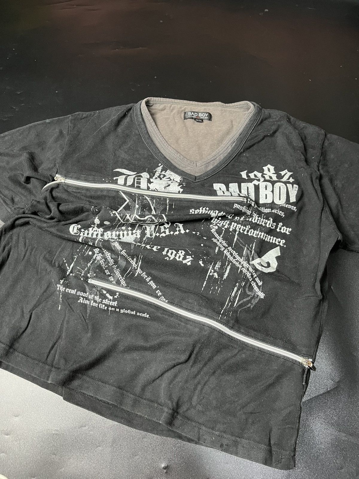 Hysteric Glamour × Japanese Brand × Tribal Streetwear Bad Boy Gimmick Zipper Double layer Size US L / EU 52-54 / 3 - 3 Thumbnail