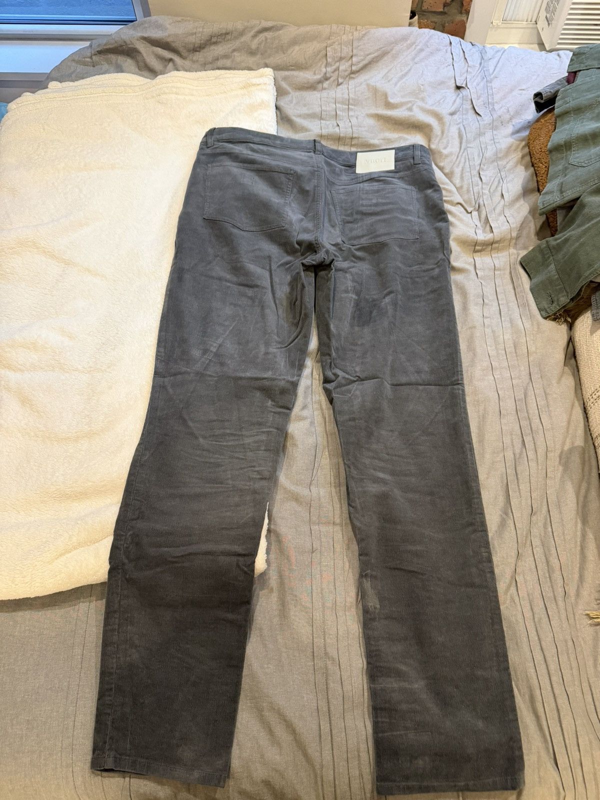 Vuori Vuori Gray Optimist 5 Pocket Cord Pant 33 waist Size US 33 - 2 Thumbnail