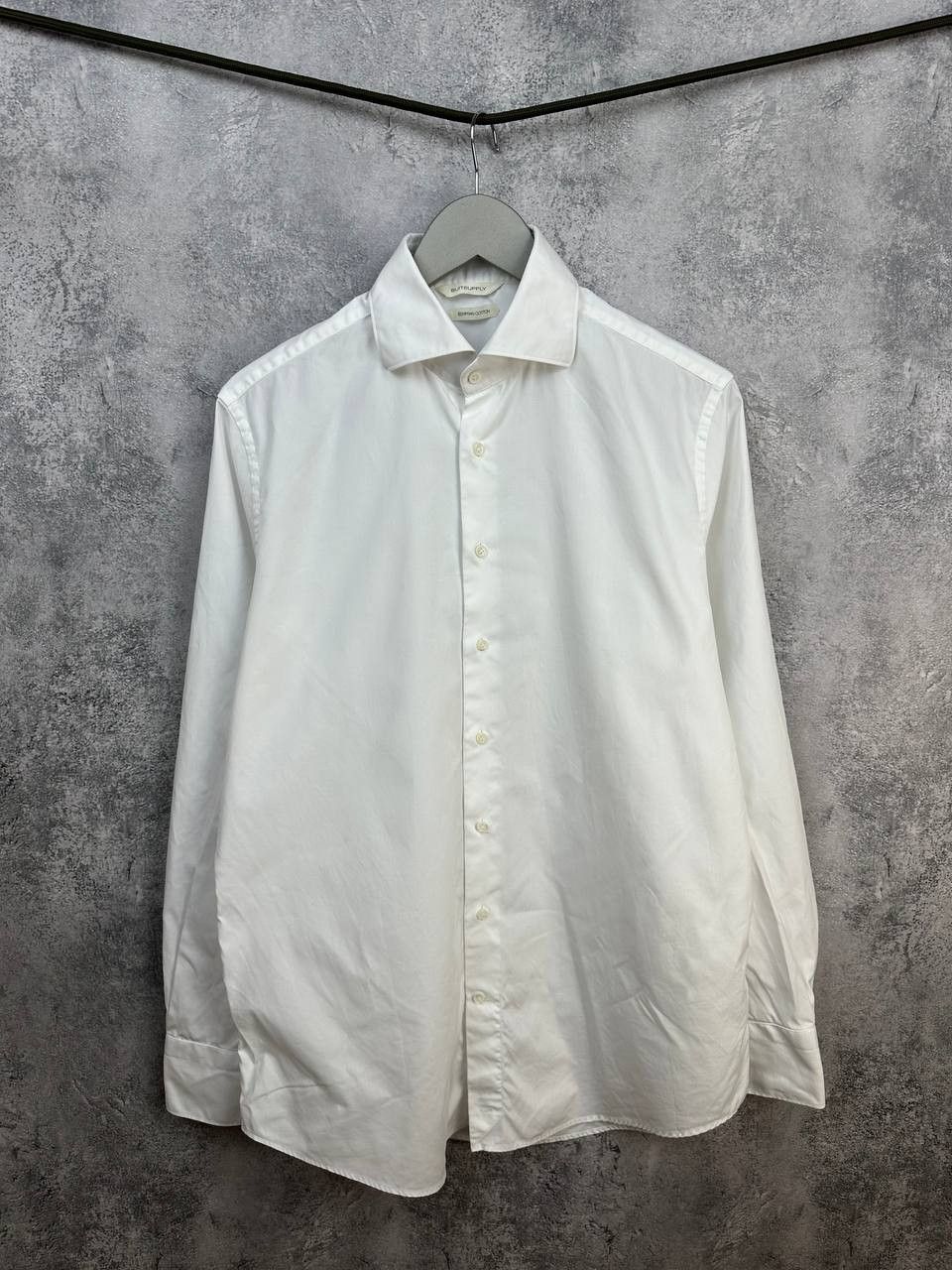 Suitsupply SuitSupply Egyptian Cotton Slim Fit Dress Shirt White LS |  Grailed