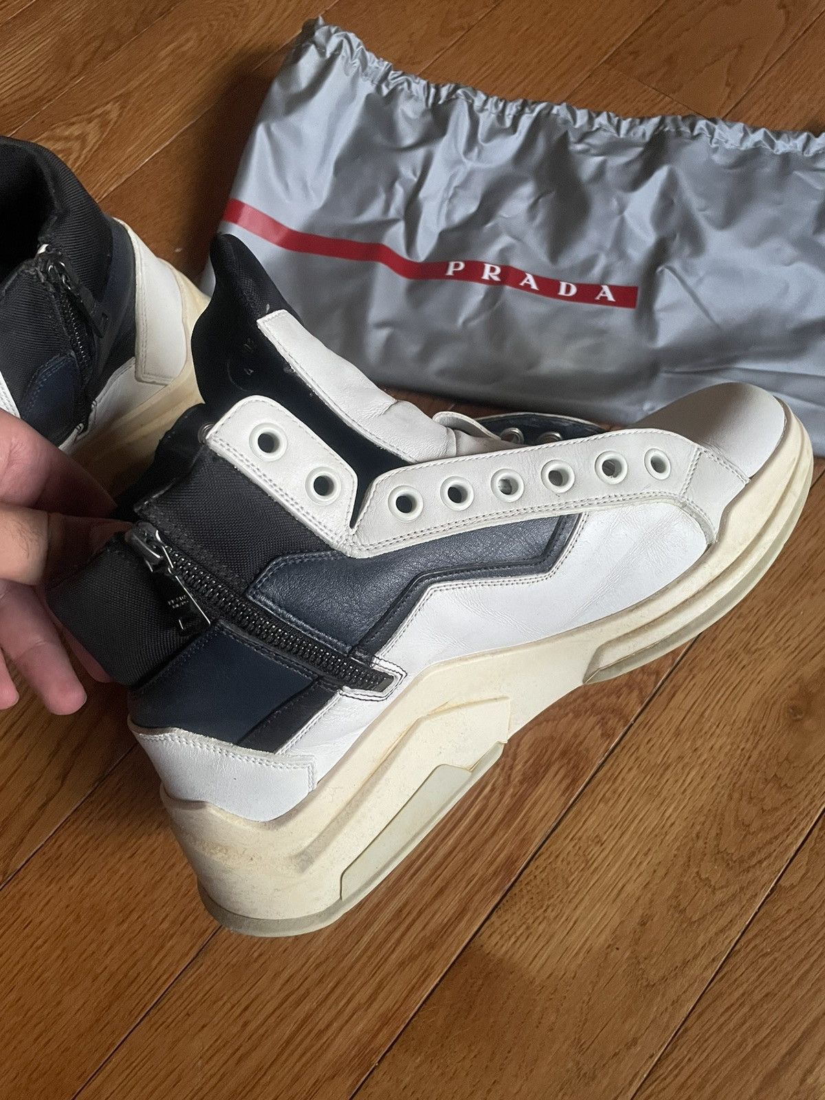 Prada MEN’S PRADA POLARIUS HIGH TOPS Size US 7 / EU 40 - 7 Thumbnail