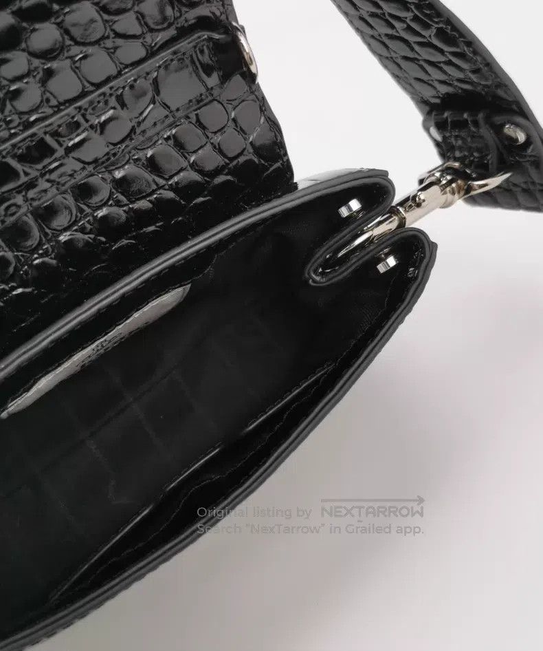 Vivienne Westwood Vivienne Westwood size OS Hazel black crocodile pattern sho Size ONE SIZE - 4 Thumbnail