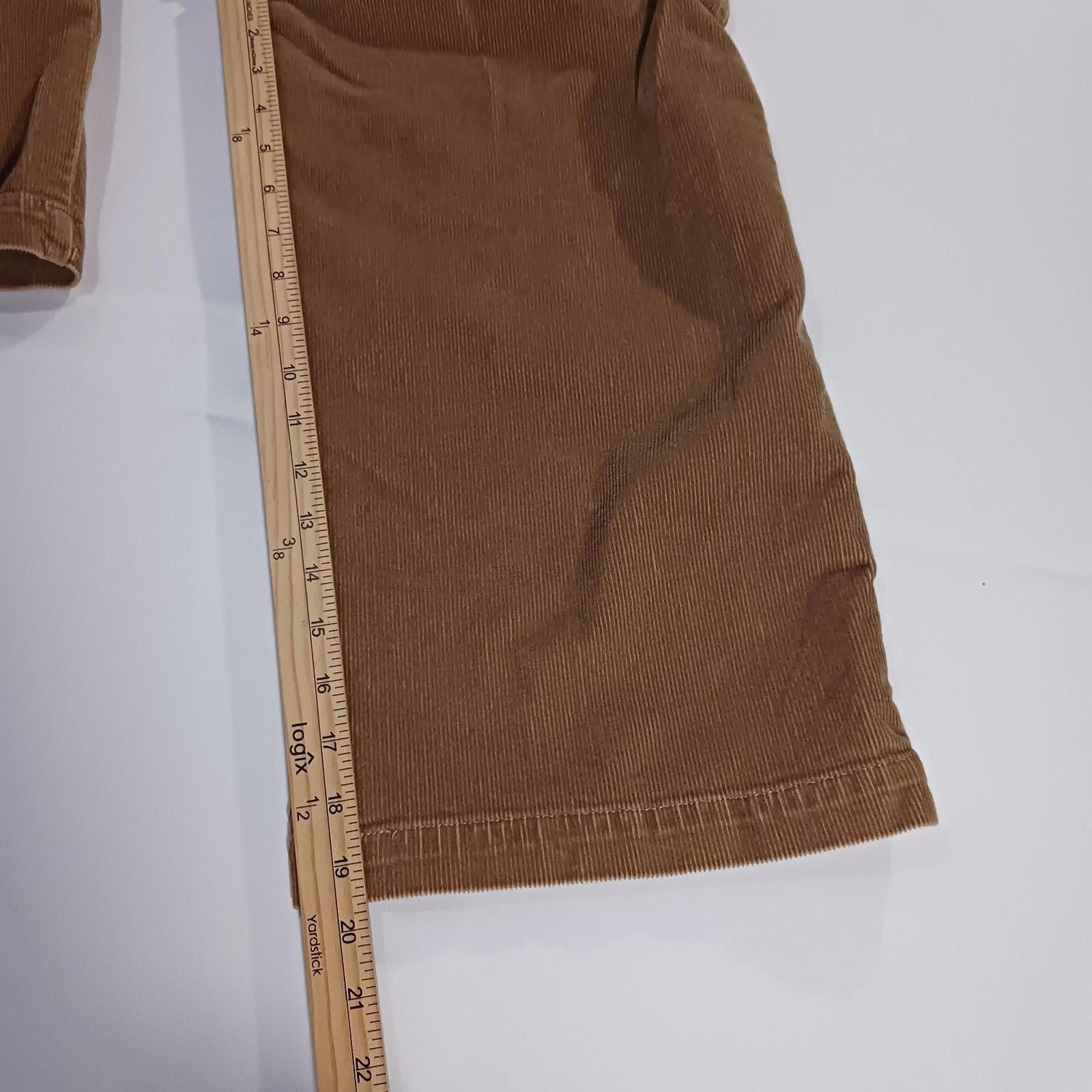 Levi's Levis 542 Low Corduroy Pants Women 6 (30×19) Brown Capri Y2K Size 28" / US 6 / IT 42 - 7 Thumbnail