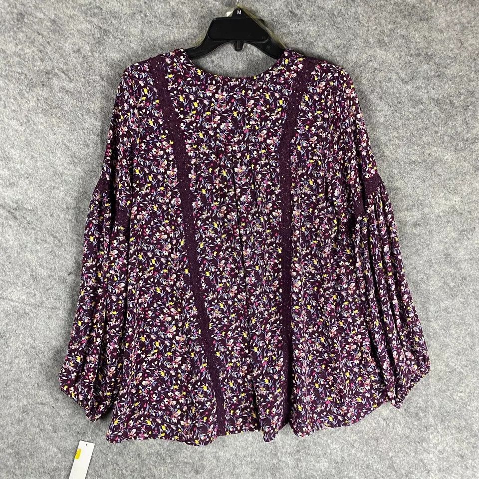 Other Simply Styled Blouse Medium Women's Pullover NWT Polyester M Size M / US 6-8 / IT 42-44 - 9 Thumbnail