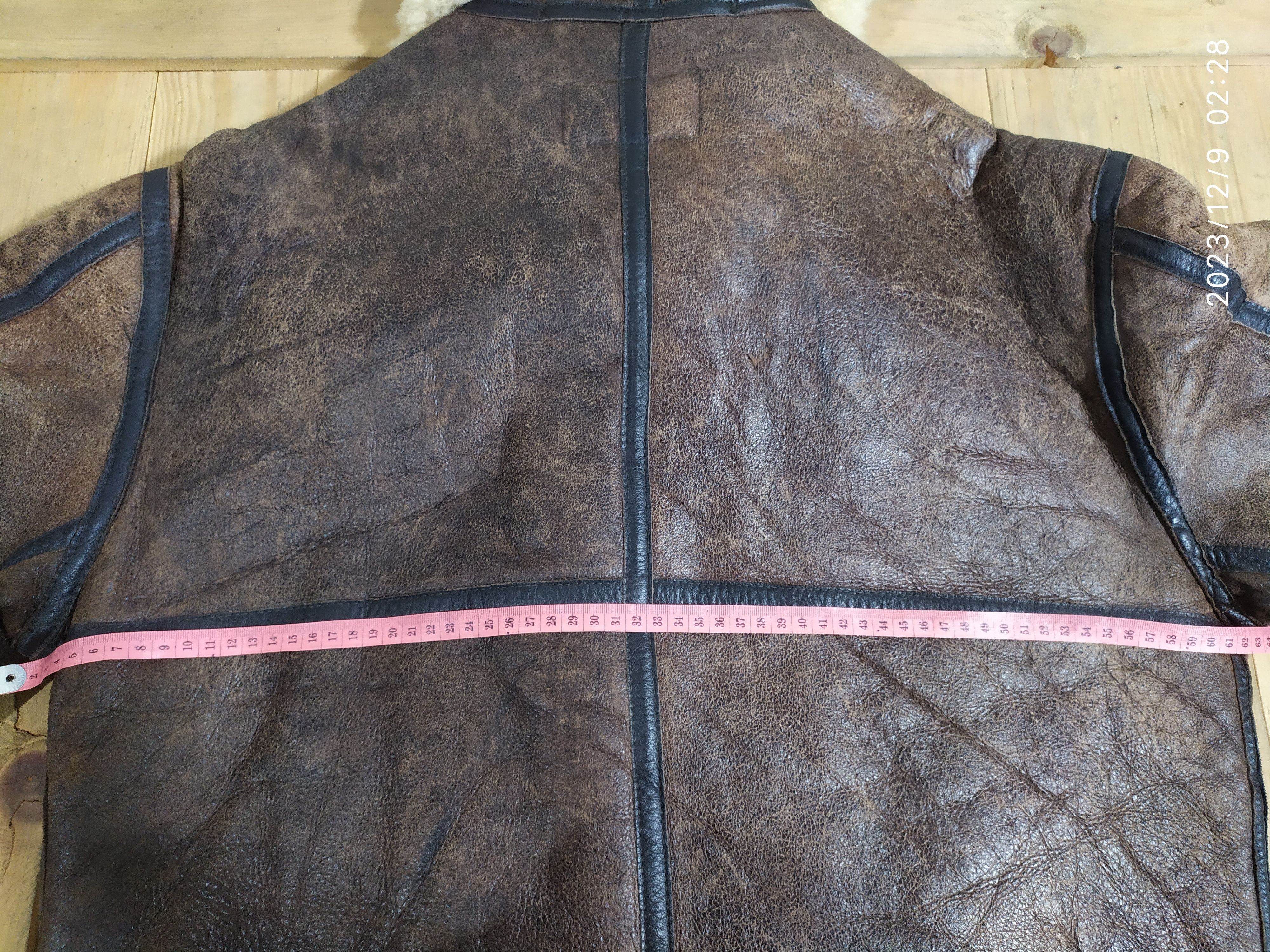 Genuine Leather MILANO CONNECTION LEATHER TYPE B3 SHEEPSKIN FLIGHT JACKET Size US L / EU 52-54 / 3 - 18 Thumbnail