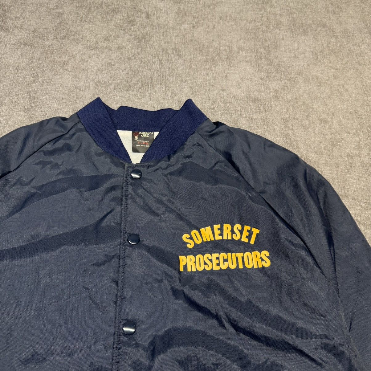 Vintage Vintage Bomber Jacket “Police” made in USA Size US XL / EU 56 / 4 - 4 Thumbnail