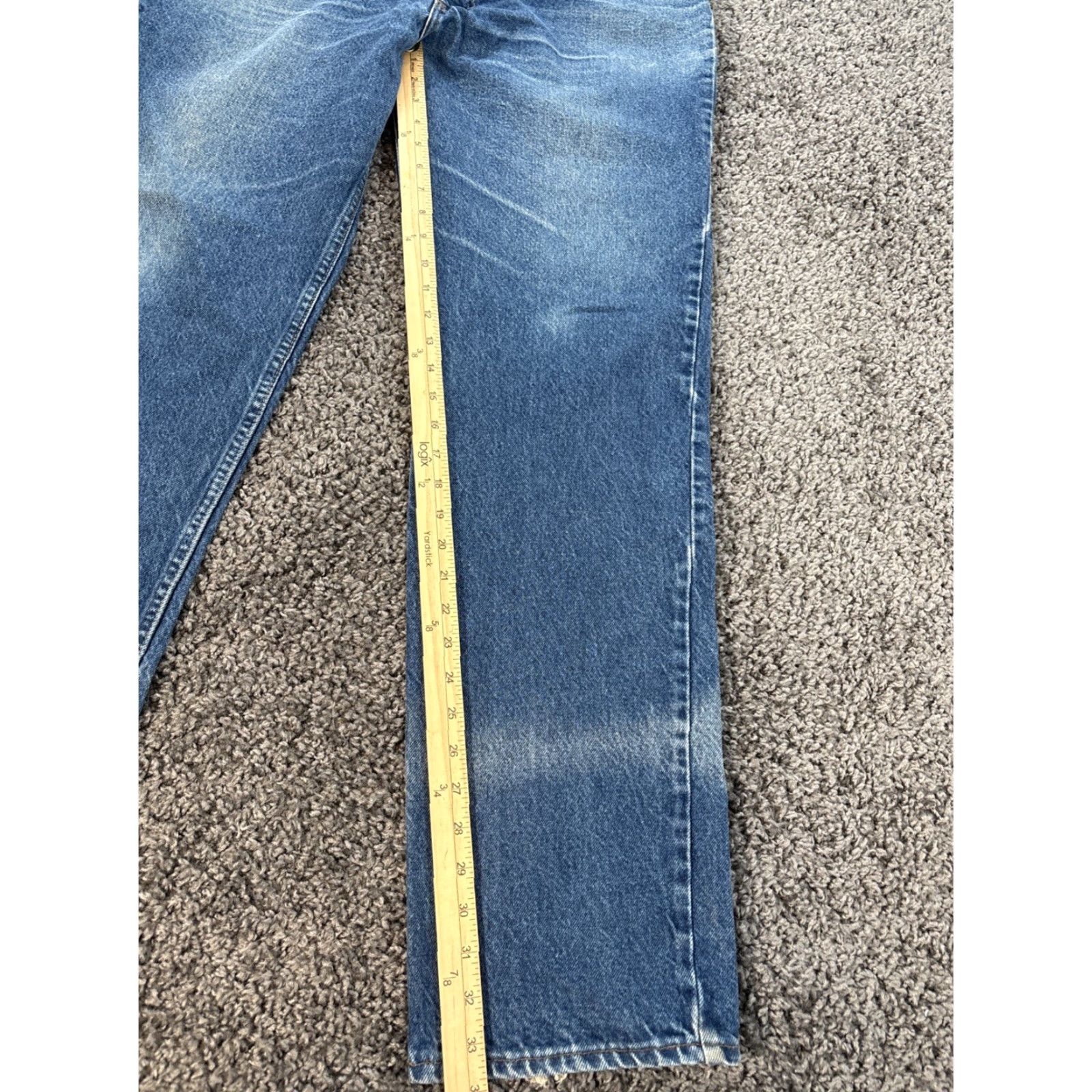 Levi's VINTAGE Levi's 500 Series Jeans Mens 40x34 Straight 80s USA Denim Blue Size US 40 / EU 56 - 2 Thumbnail
