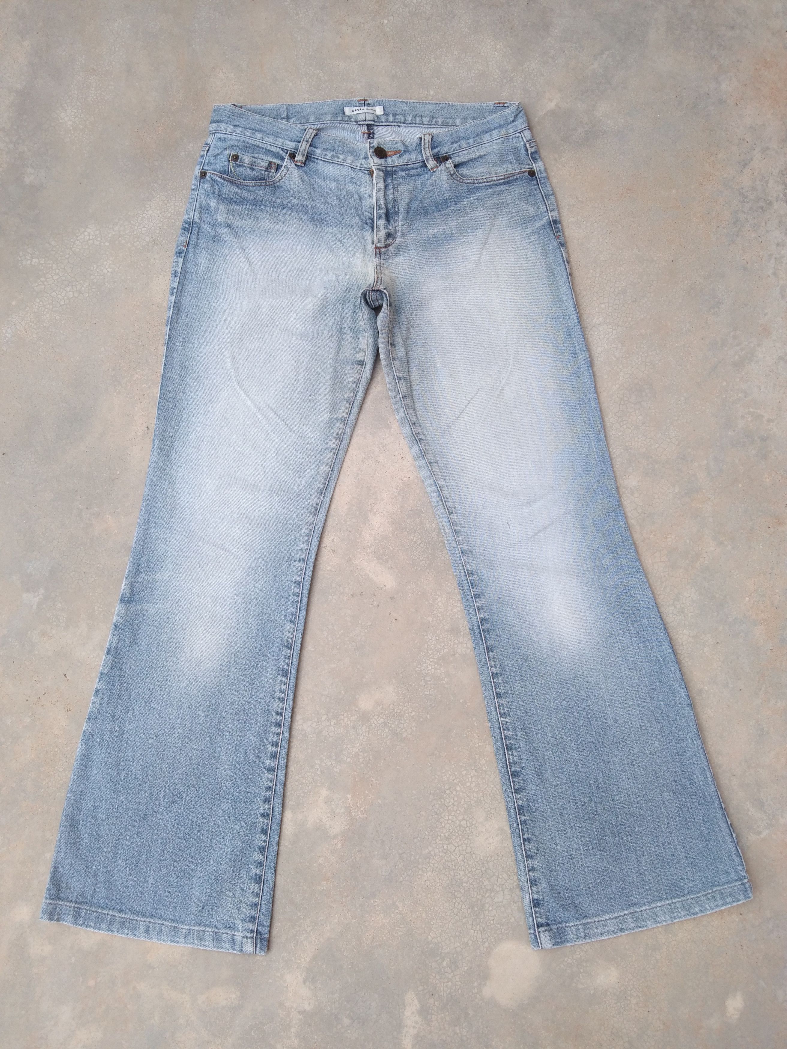 Japanese Brand Vintage Flared Jeans 29x30 Size US 29 - 1 Thumbnail