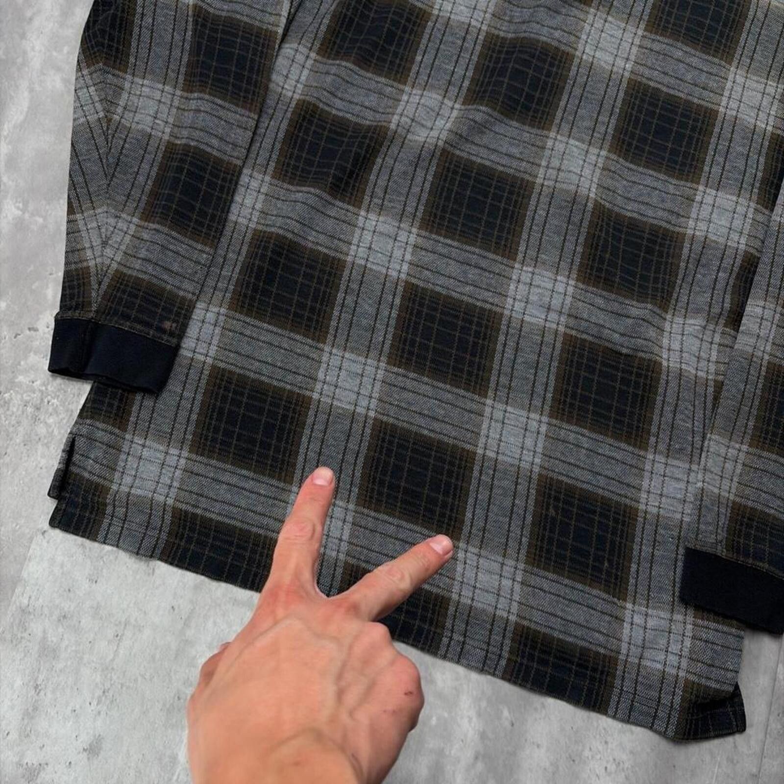 Other Vintage Siegfried Grunge Plaid Distressed Rugby Polo Shirt Size US XL / EU 56 / 4 - 8 Thumbnail