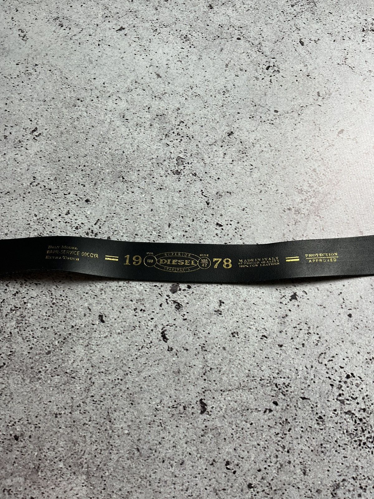 Diesel × Diesel Black Gold × Japanese Brand 🥋🌵Vintage Diesel Belt Leather Big Logo Size ONE SIZE - 5 Thumbnail
