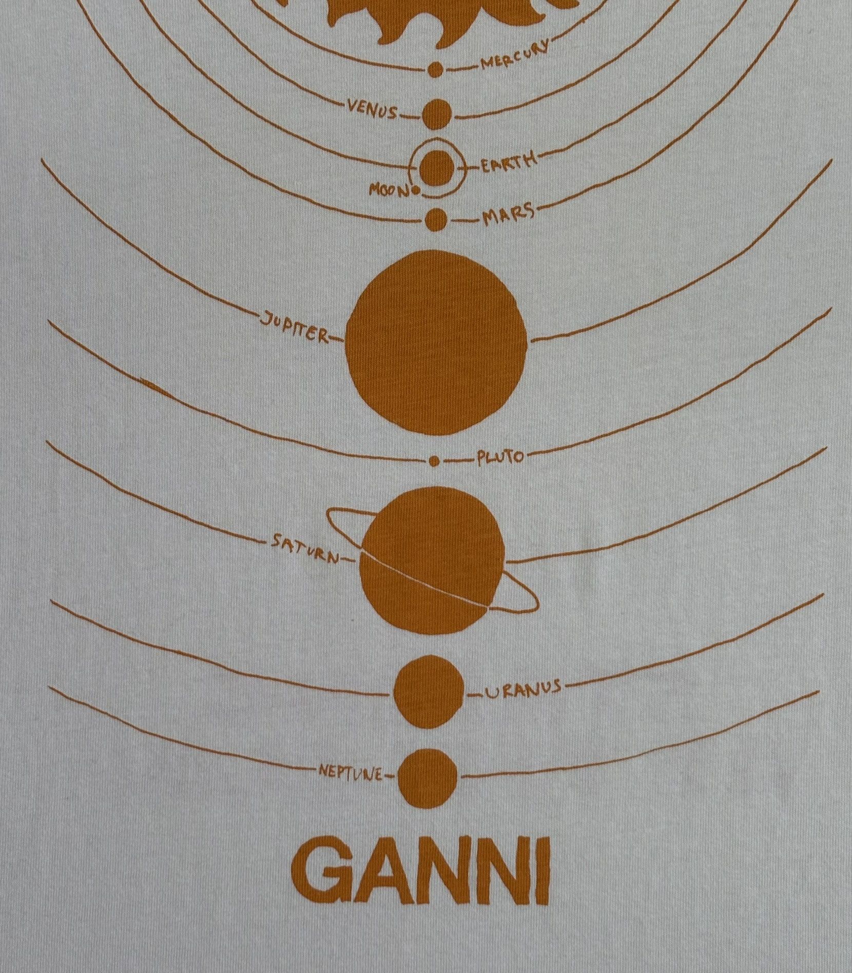 Ganni Ganni Staring At The Sun T-shirt Roz. S Size S / US 4 / IT 40 - 12 Thumbnail