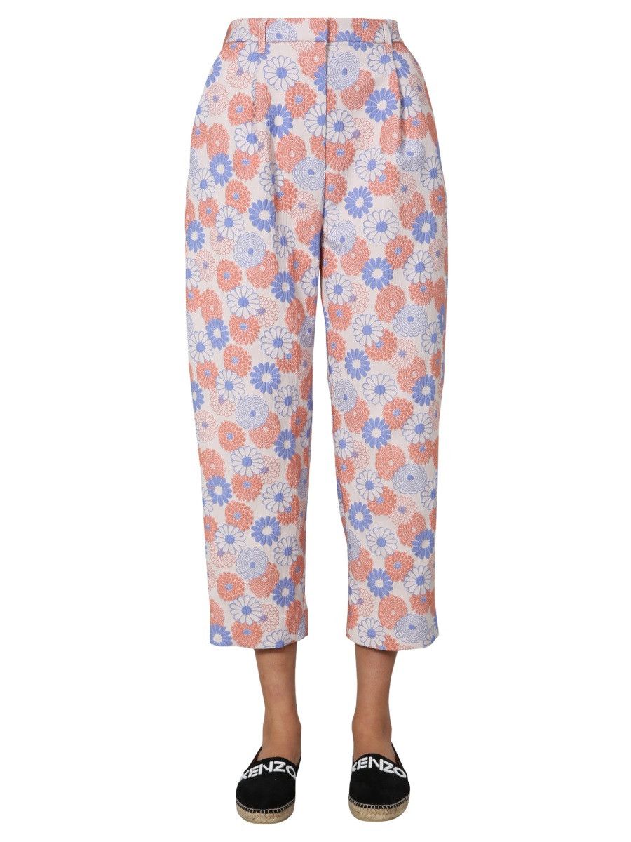 Kenzo CROPPED TROUSERS Size 28" / US 6 / IT 42 - 1 Thumbnail