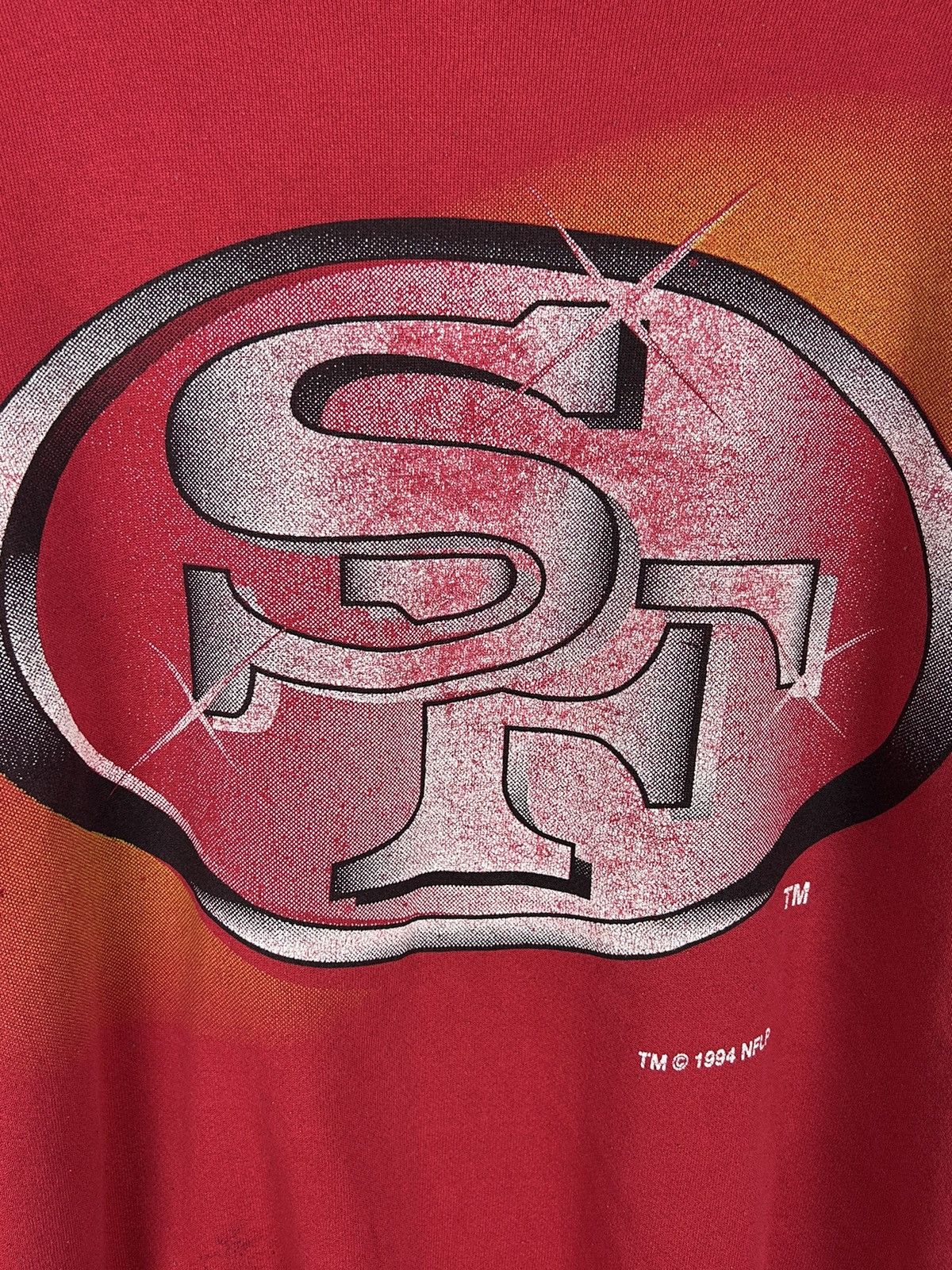 NFL 90s Vintage NFL 1994 7Logo San Francisco 49Ers Sweatshirt Size US XL / EU 56 / 4 - 8 Thumbnail