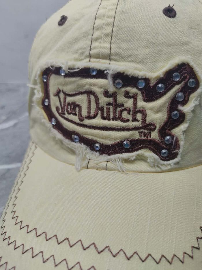 Von Dutch Vintage Von Dutch Zig Zag Style Cap Hat Size ONE SIZE - 4 Thumbnail