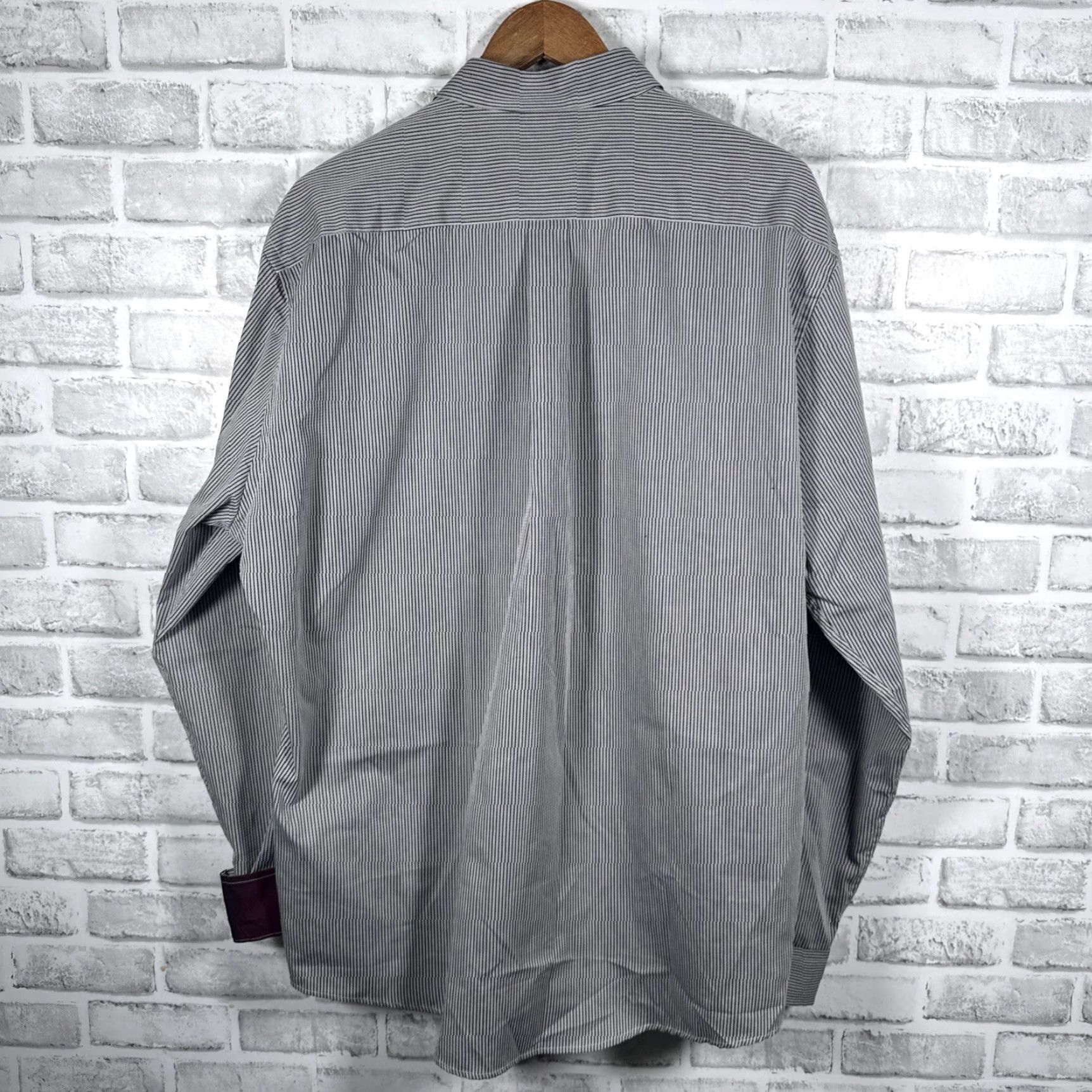 Joseph Abboud NWT Joseph Abboud Striped Button Up Shirt Mens XL Size US XL / EU 56 / 4 - 6 Thumbnail